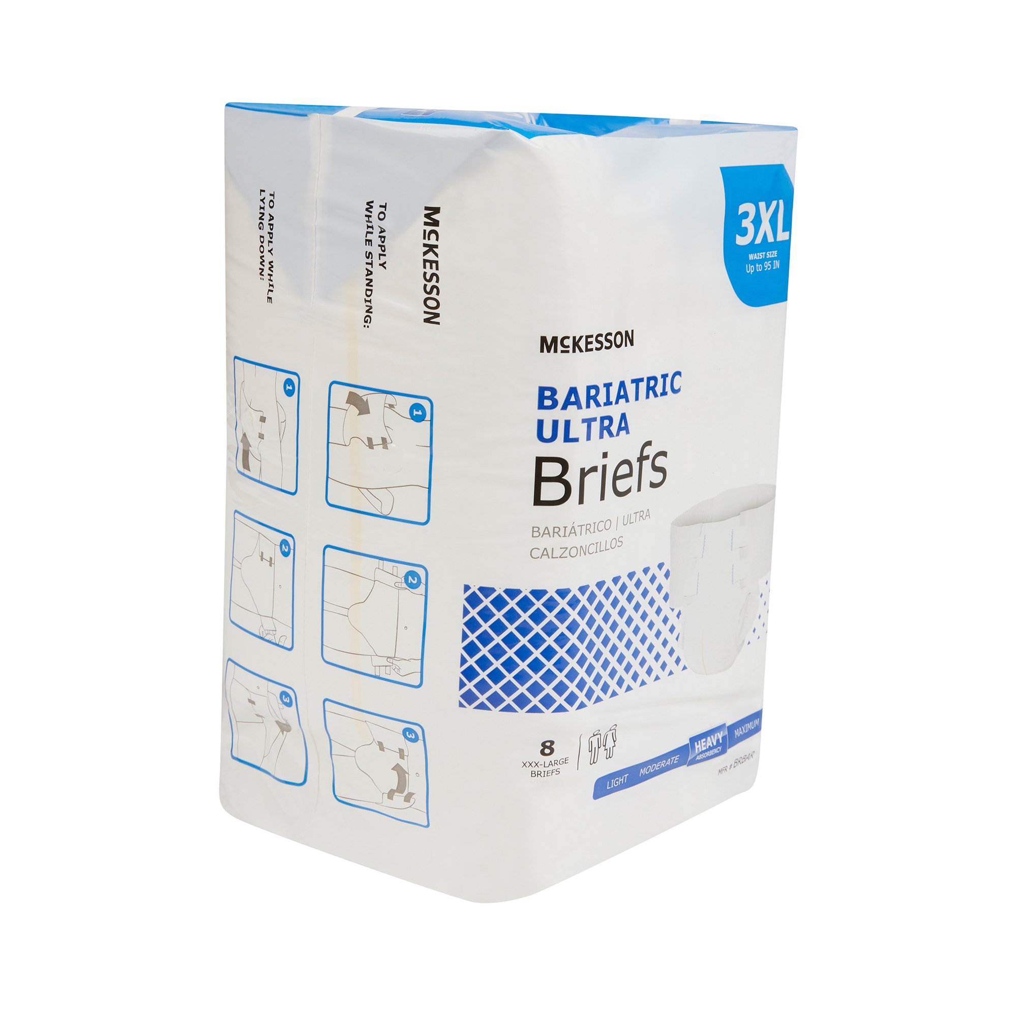McKesson Ultra Bariatric Brief Incontinence Brief by McKesson Brand