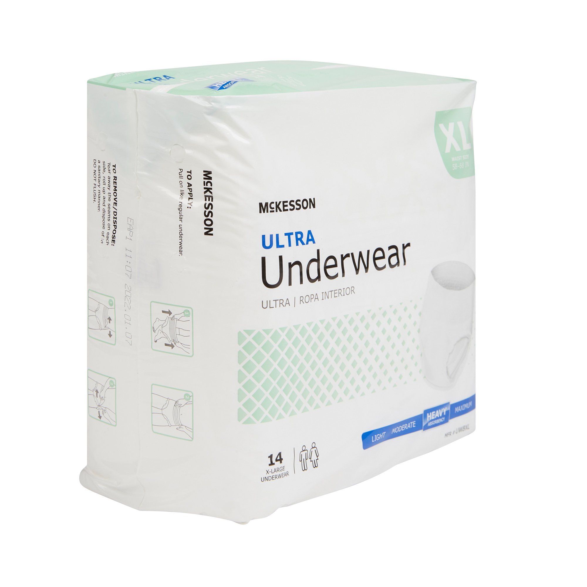 McKesson Brand - UWBXL McKesson Ultra Heavy Absorbent Underwear