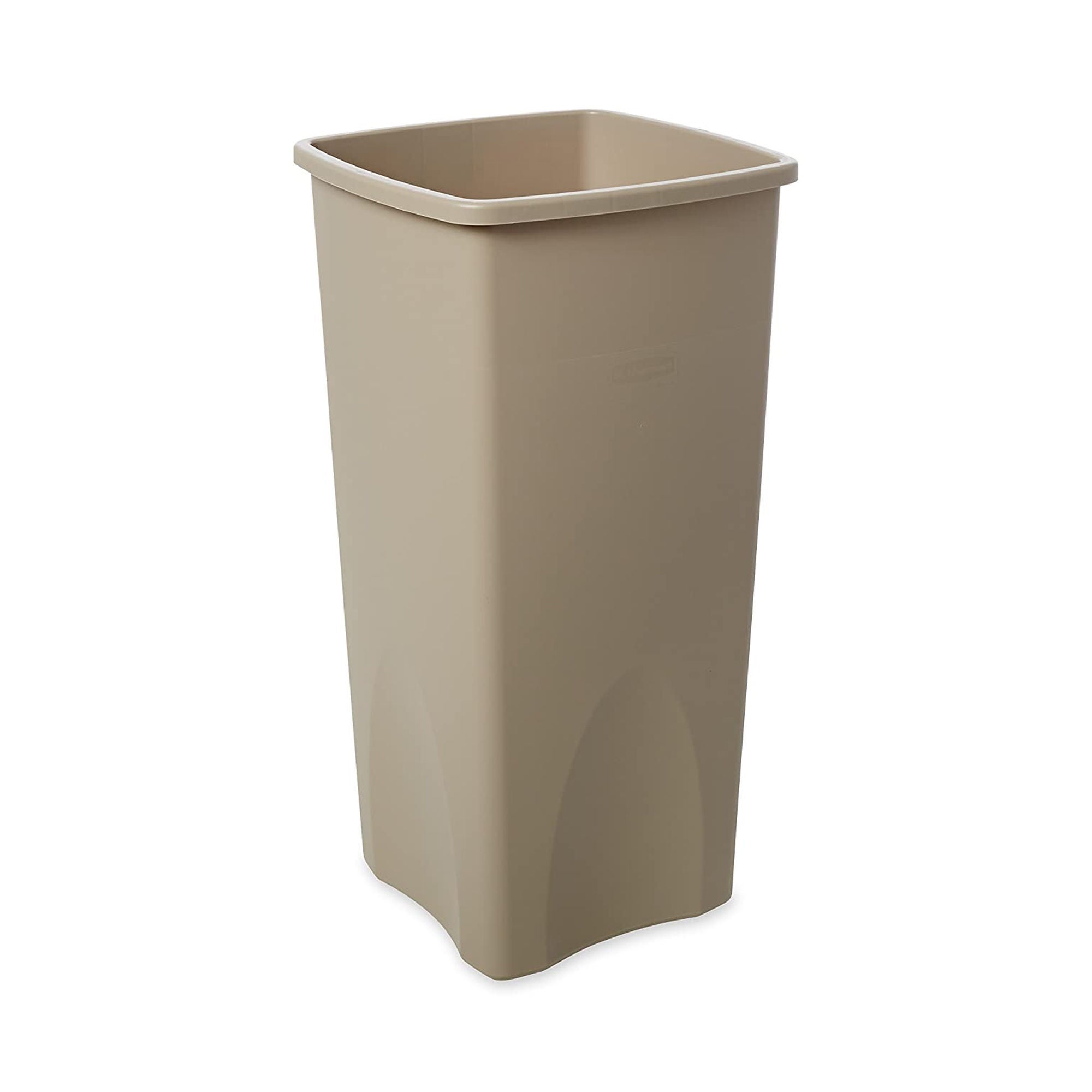 RJ Schinner Co - FG356988BEIG Trash Can Rubbermaid® Untouchable® 92 Quart / 23 gal. Beige LLDPE Square