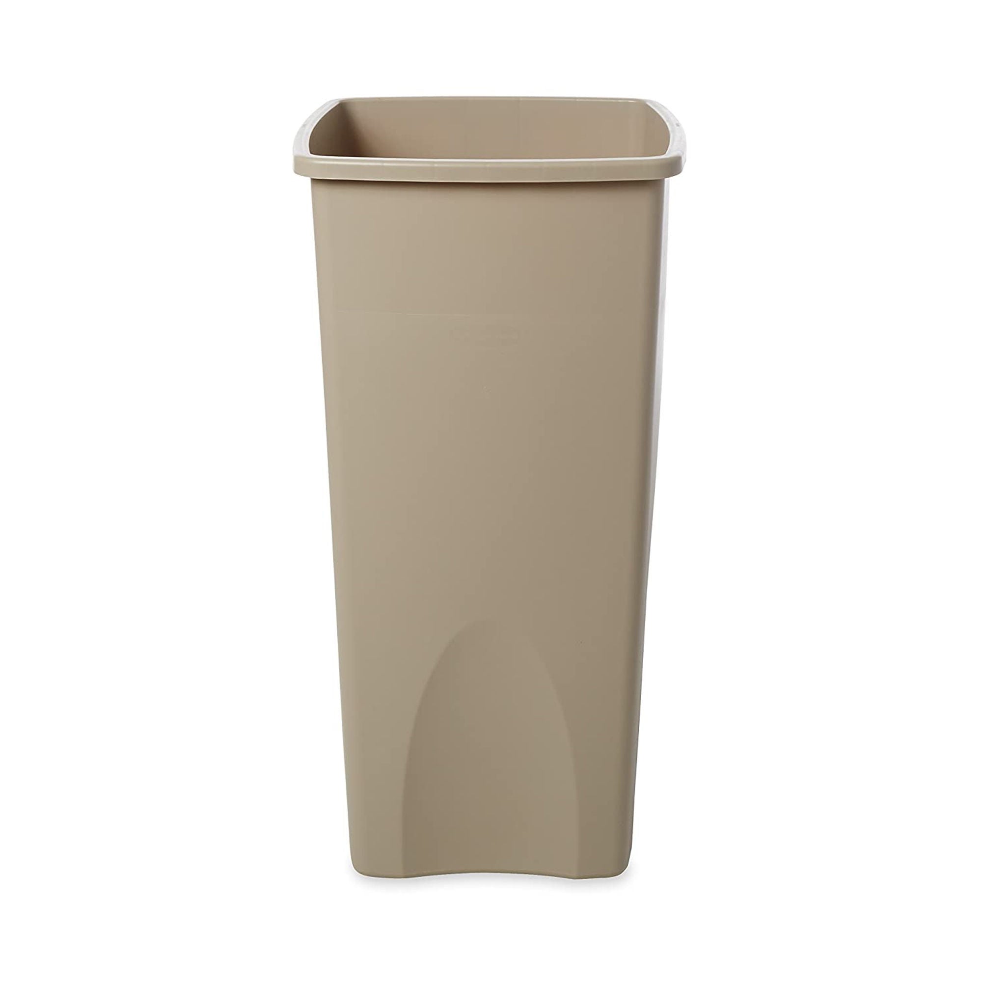 RJ Schinner Co - FG356988BEIG Trash Can Rubbermaid® Untouchable® 92 Quart / 23 gal. Beige LLDPE Square