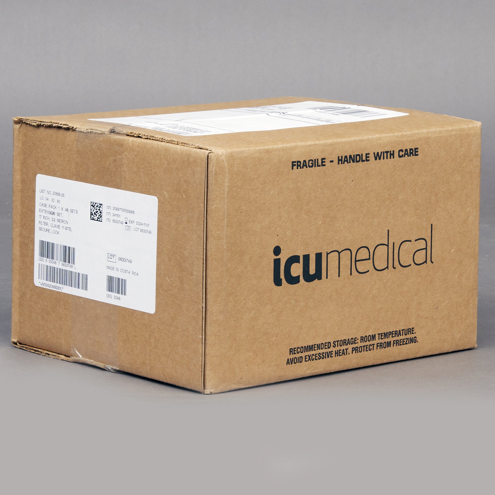 ICU Medical 2066828 - LifeShield® Extension Set, 17 Inch - 1/Each, 48/Case