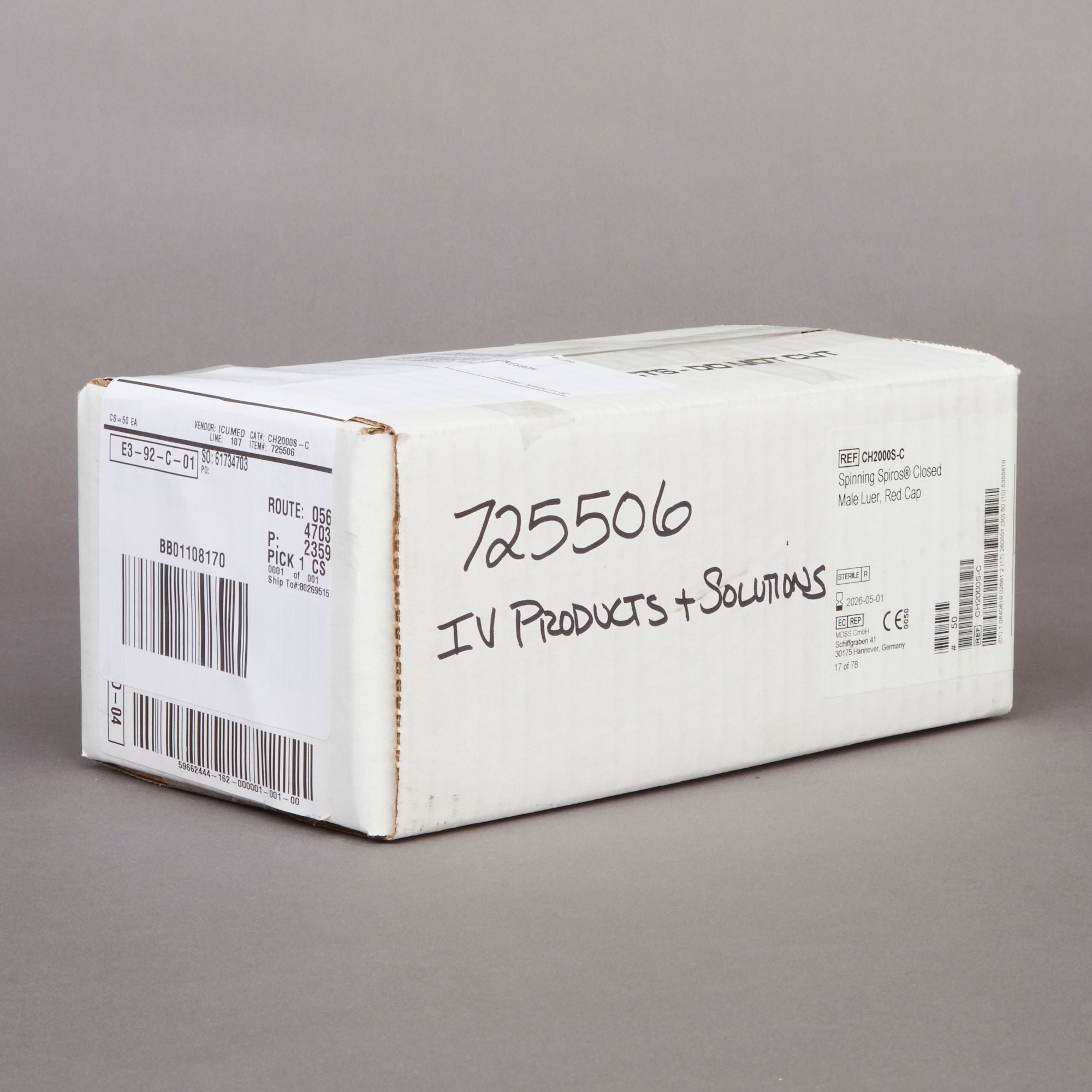 ICU Medical - CH2000S-C IV Connector Spiros®