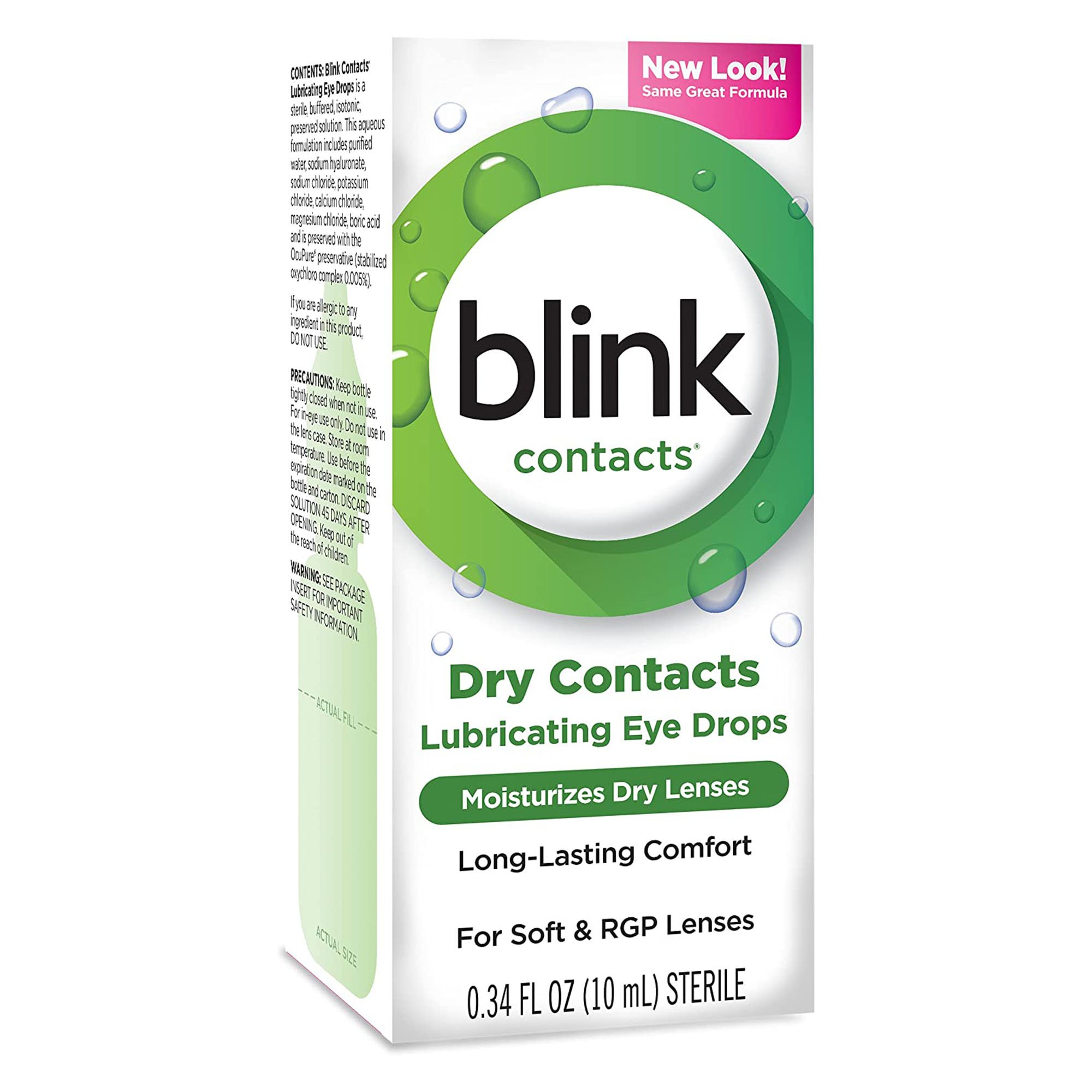 Abbott Medical Optics 82744400032 - blink Contacts Lubricating Eye Drops, 10-mL Bottle - 1/Each
