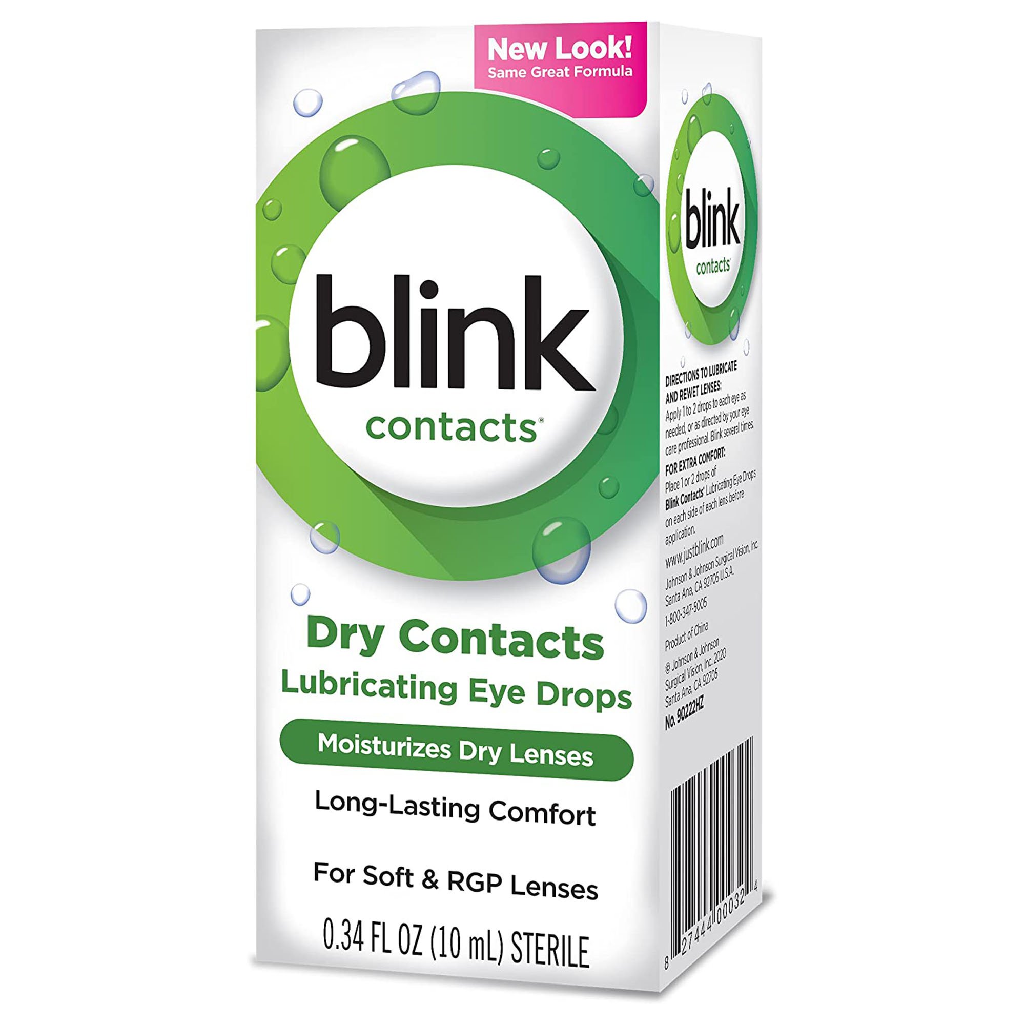 Abbott Medical Optics 82744400032 - blink Contacts Lubricating Eye Drops, 10-mL Bottle - 1/Each