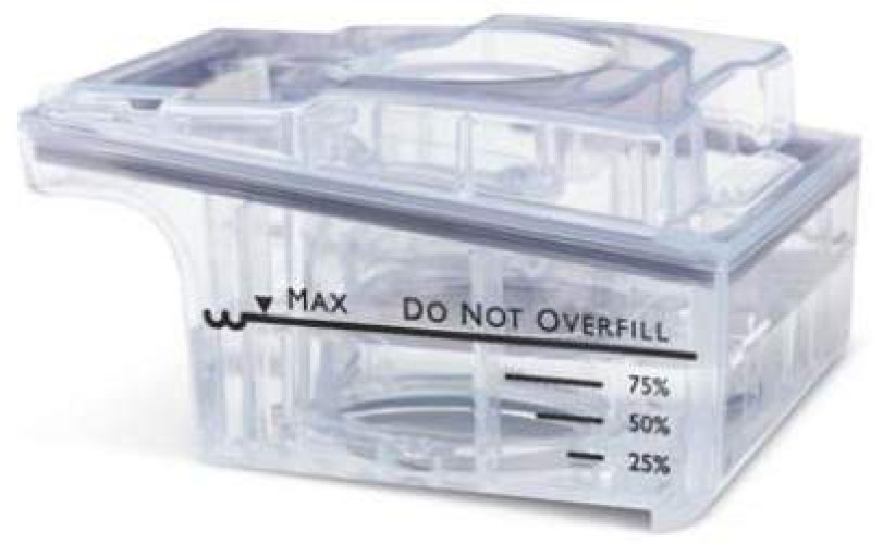 Respironics - 1063785 CPAP Water Chamber CPAP Water Chambers and Humidifiers Respironics System One Humidifiers 1-1/3 Cup Capacity