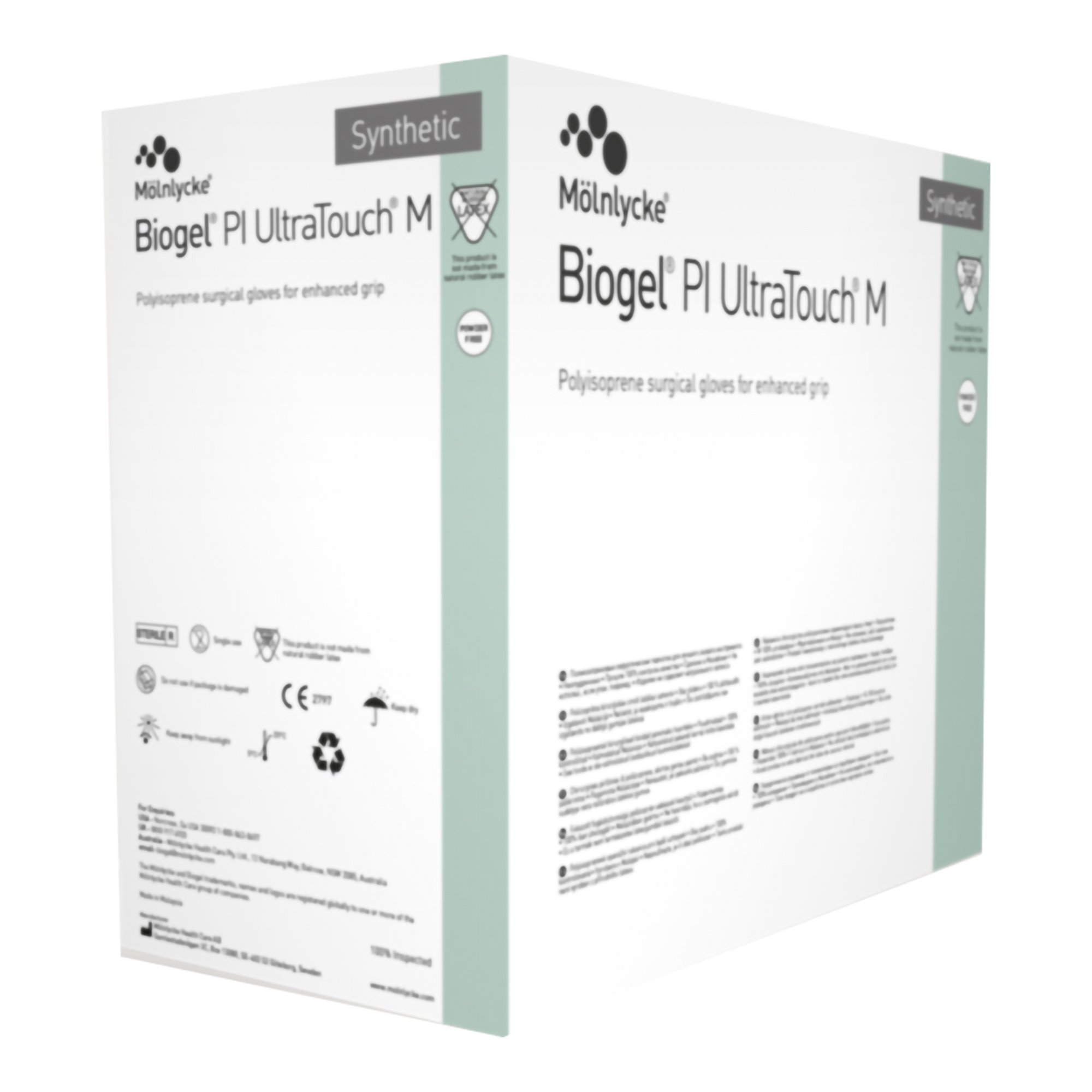 Molnlycke 42670 - Biogel® PI UltraTouch™ M Polyisoprene Surgical Glove, Size 7, Straw - 50/Box, 200/Case