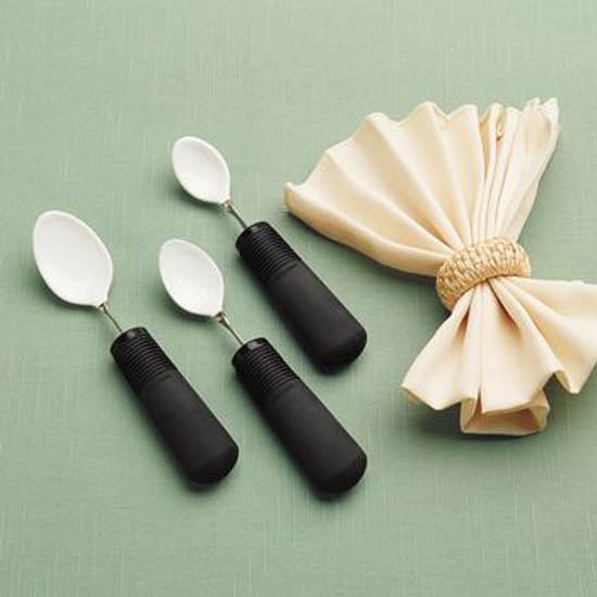 Performance Health - 081339407 Teaspoon Good Grips® General Purpose Silver / Black Rubber / Stainless Steel