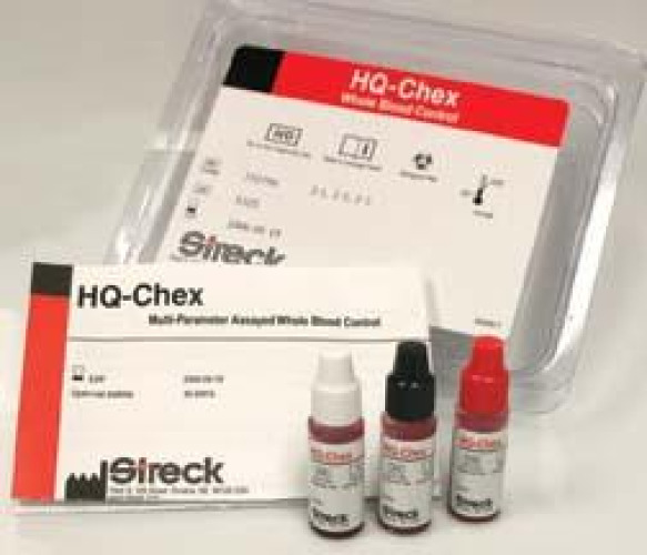 Streck Laboratories - 232754 Hematology Control HQ-Chex® Blood Glucose / Hemoglobin Level 2 6 X 2.5 mL