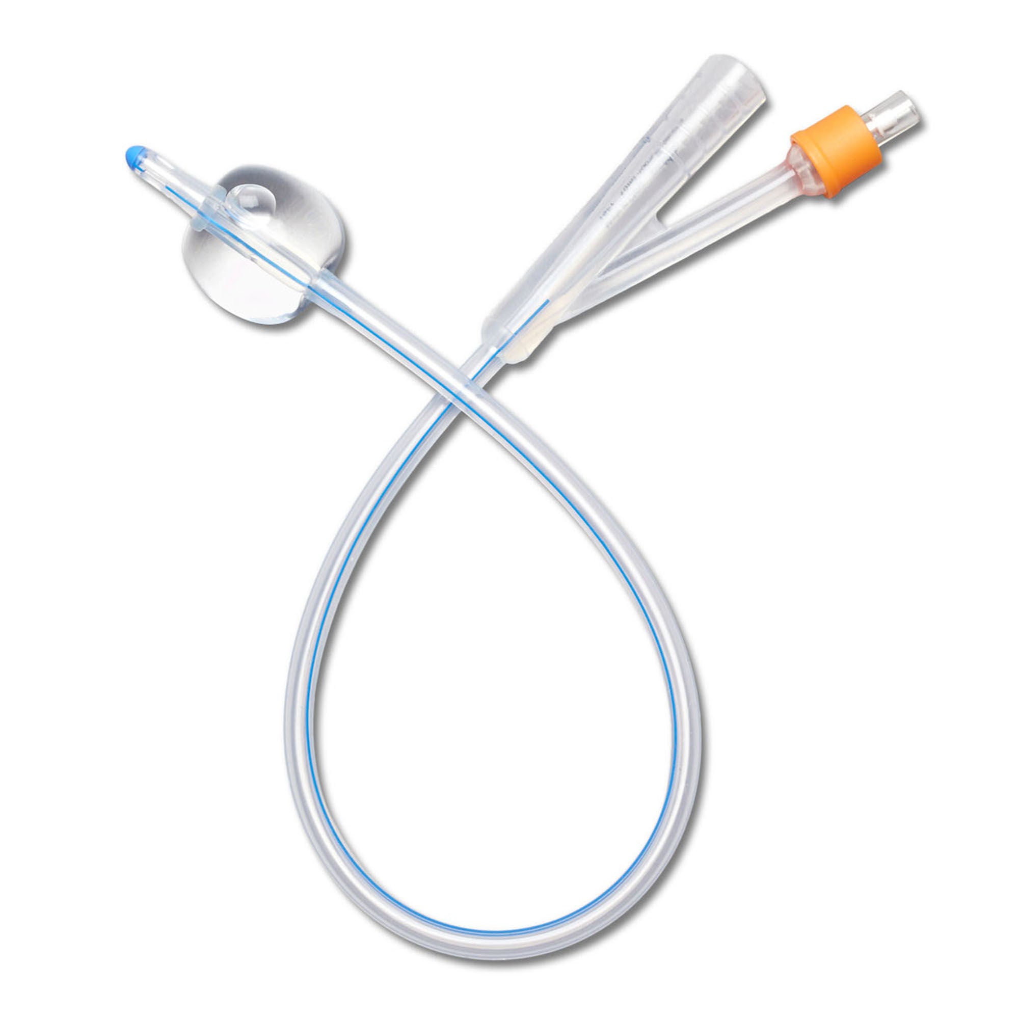 Medline - DYND11505 Foley Catheter Medline 2-Way Firm Tip 10 cc Balloon 22 Fr. Silicone