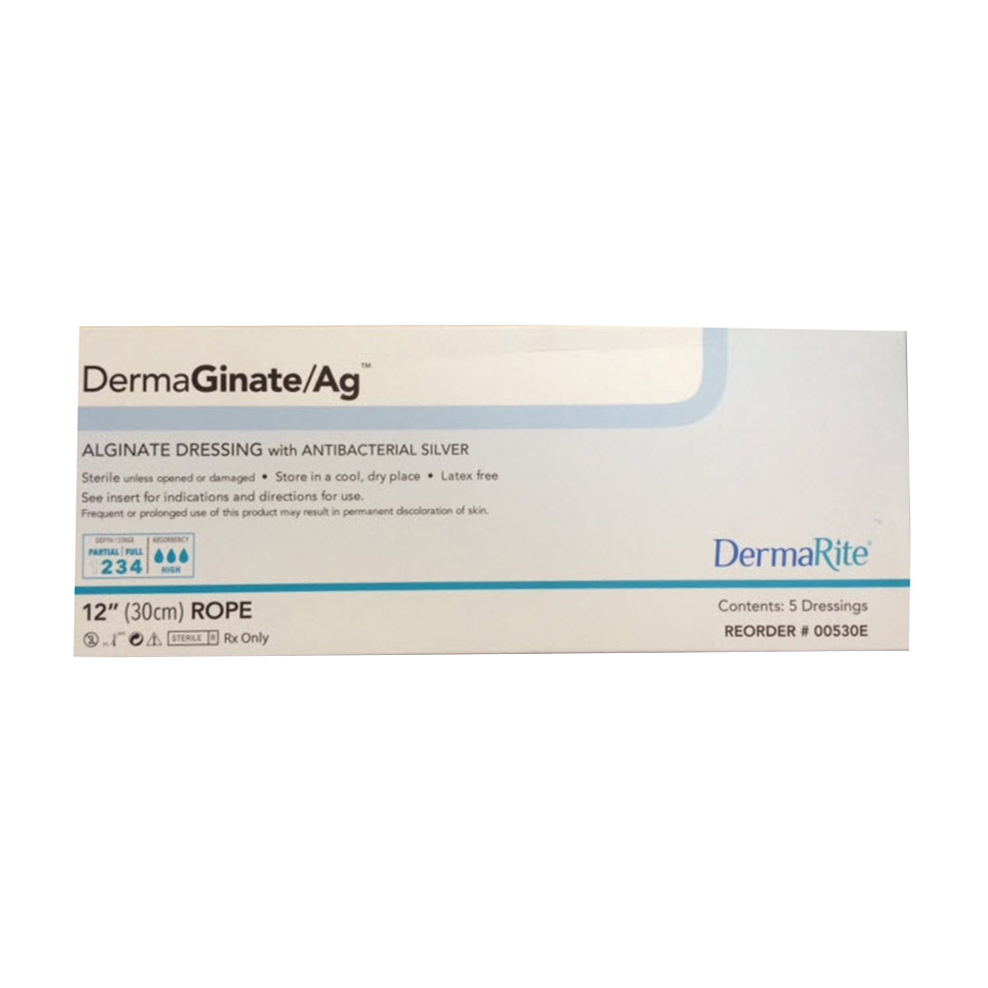 Sion Brands LLC - 00530E DermaGinate/ Ag™ Silver Alginate Dressing