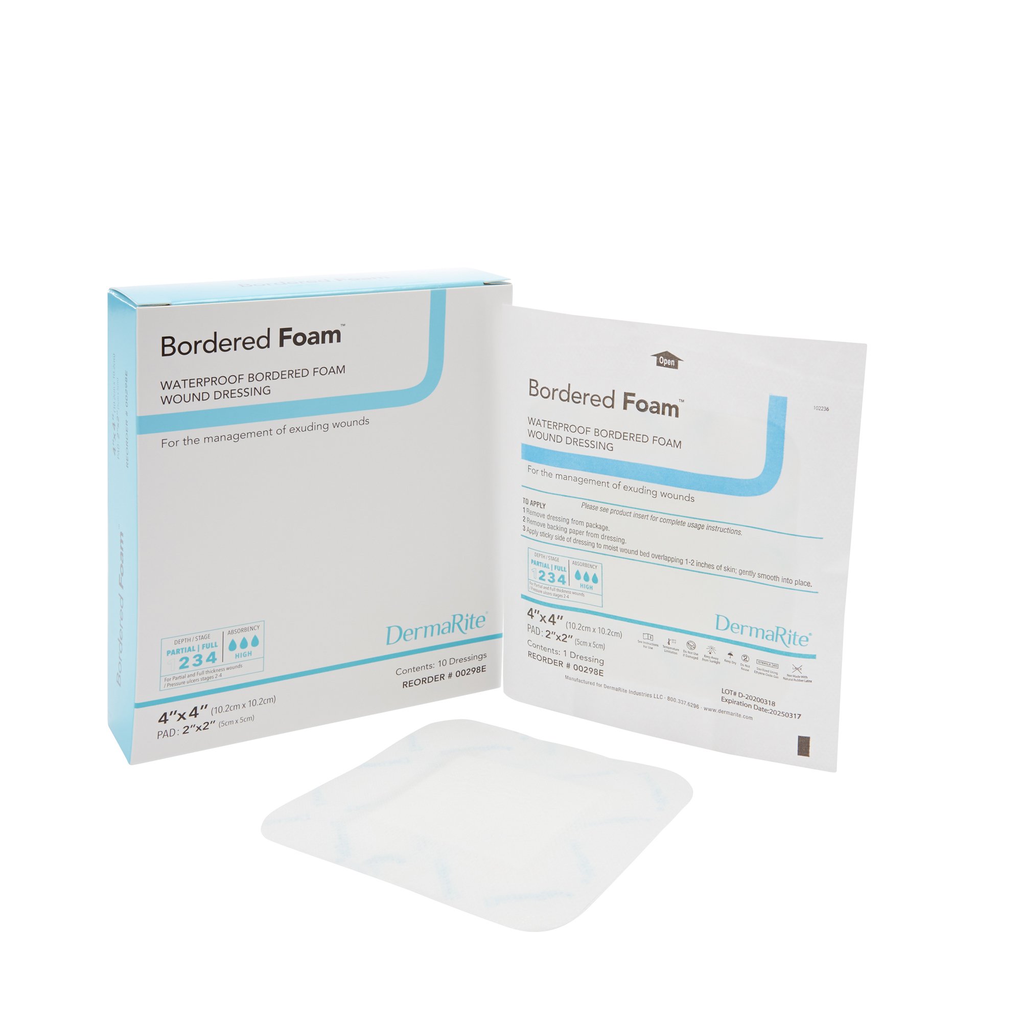 Sion Brands LLC - 00298E BorderedFoam® Foam Dressing