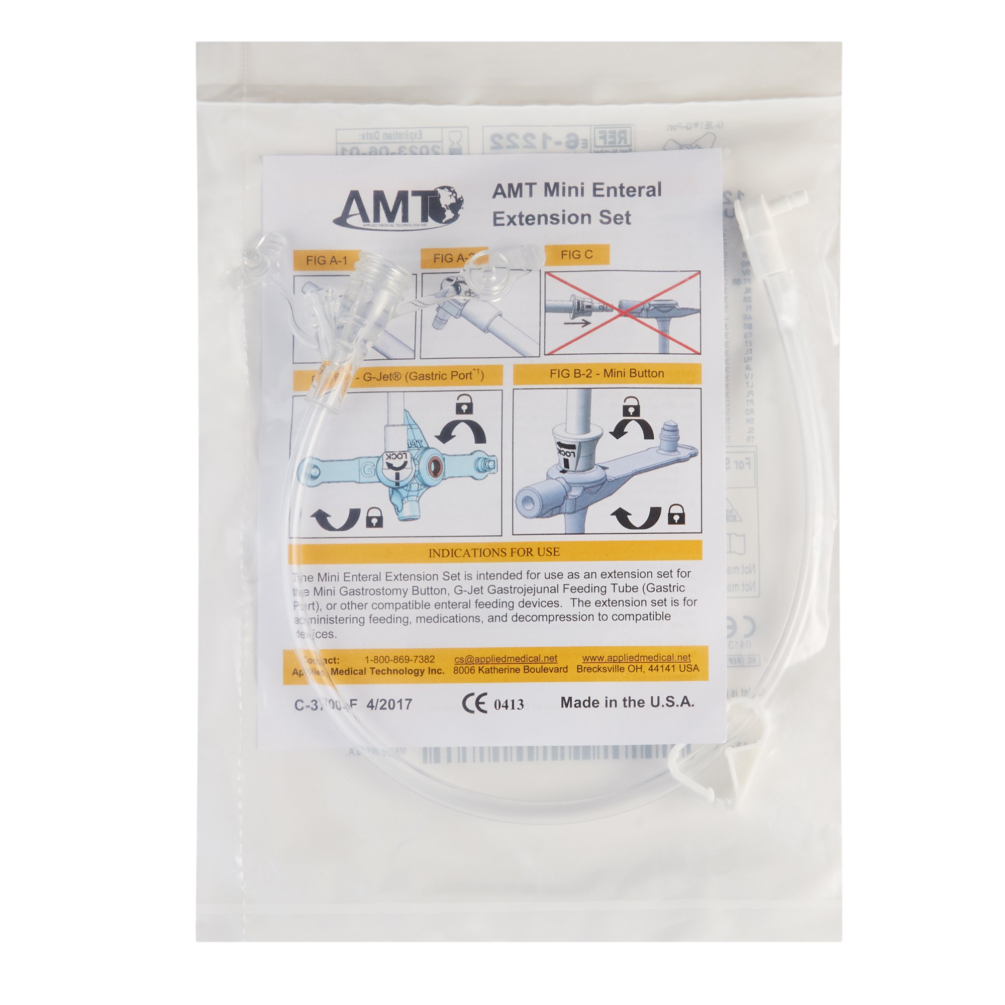 Applied Medical Technology Inc - 6-1222 AMT Right Angle Connector with Y-Port Adapter