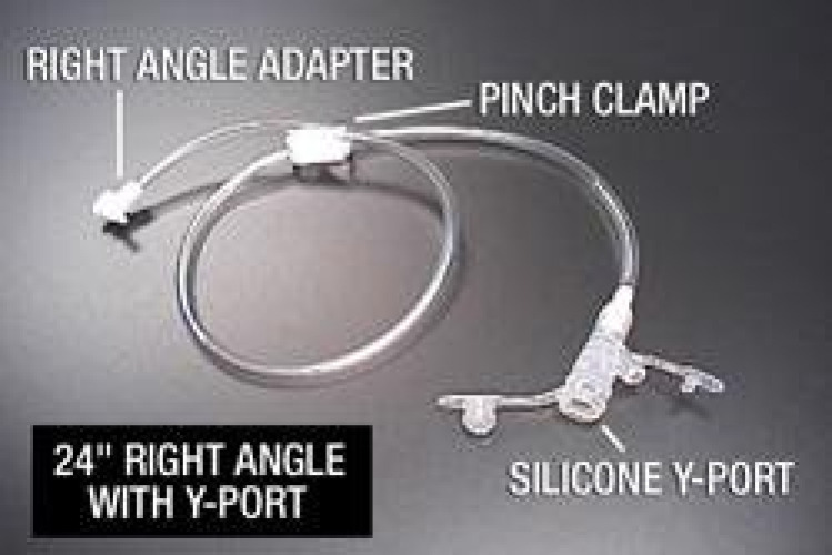 Applied Medical Technology Inc - 6-2422 AMT Right Angle Connector with Y-Port Adapter