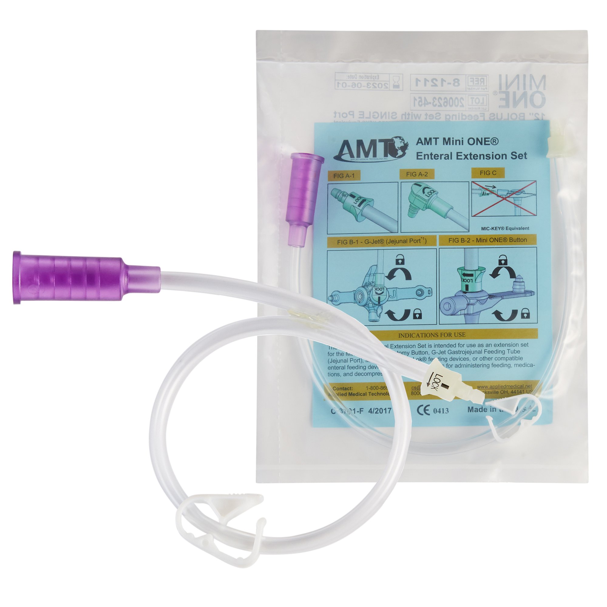 Applied Medical Technology Inc - 8-1211 Mini ONE® Straight Connector with Bolus Adapter