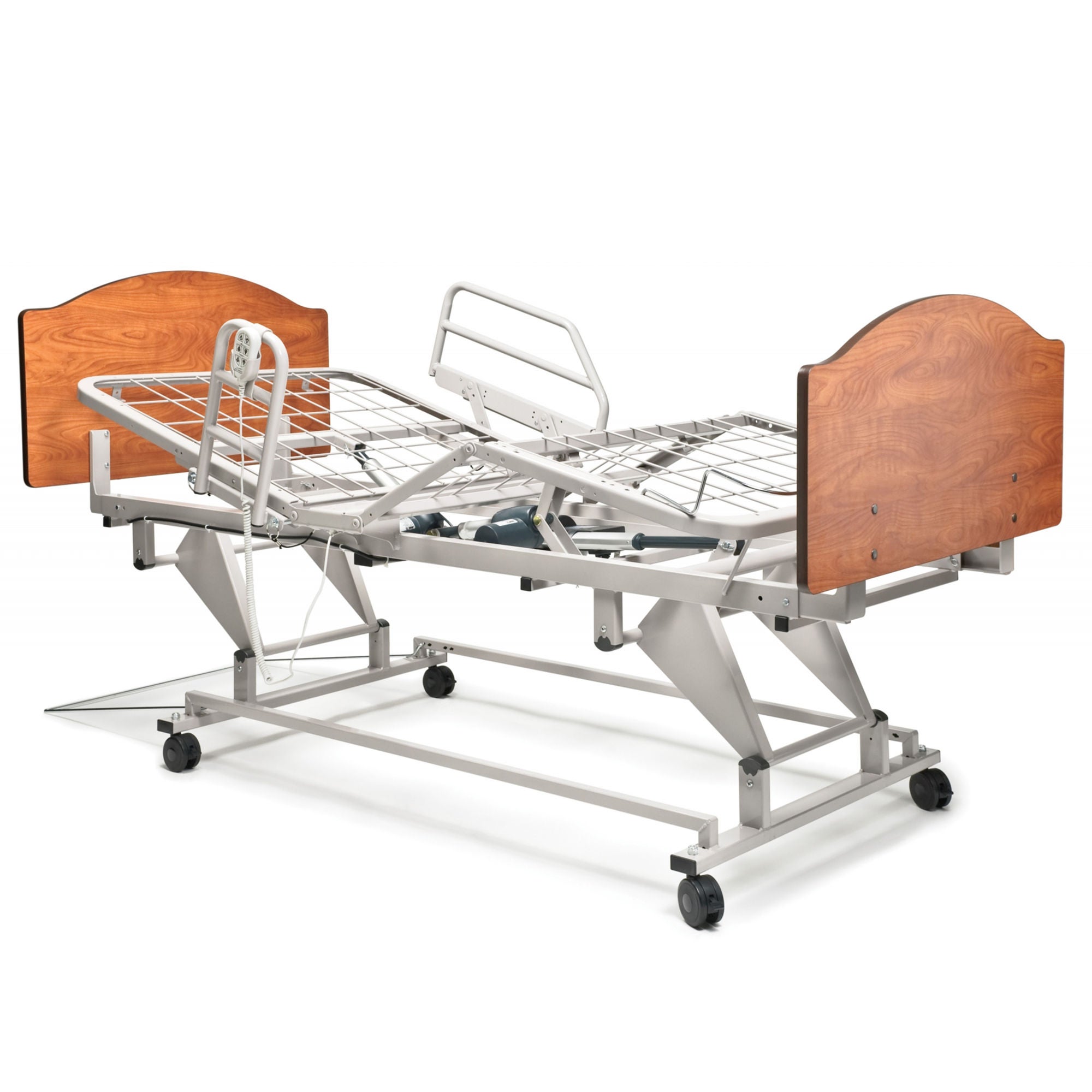 Graham-Field - LBT7174 Electric Bed The Liberty Bed™ Extended Care High-Low 80 Inch Length Grid Deck 3 Functions 9-9/10 to 24-2/5 Inch Height Range