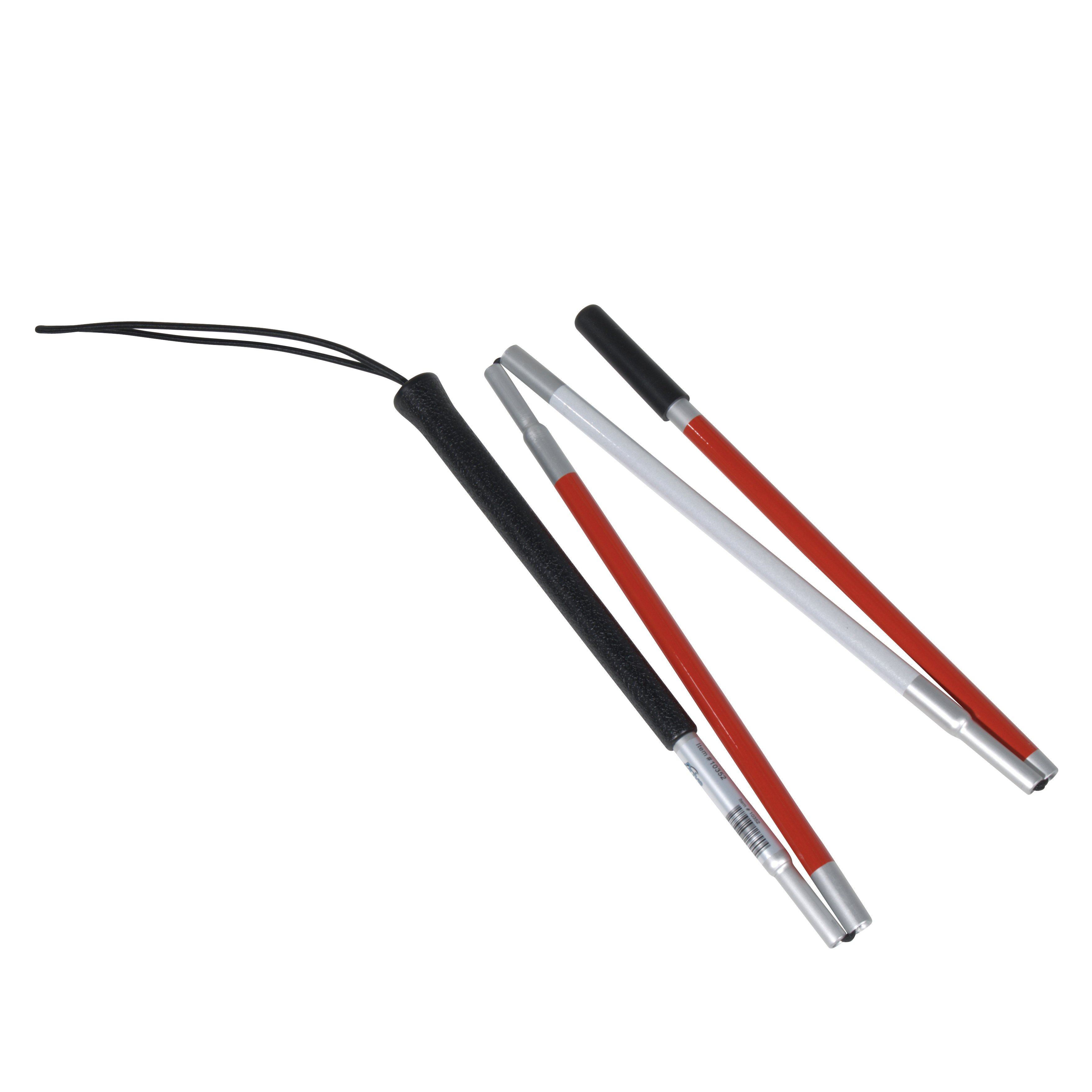 Drive DeVilbiss Healthcare 10352-1 - drive™ Aluminum Folding Cane For The Blind, 45-3/4 Inch Height - 1/Each