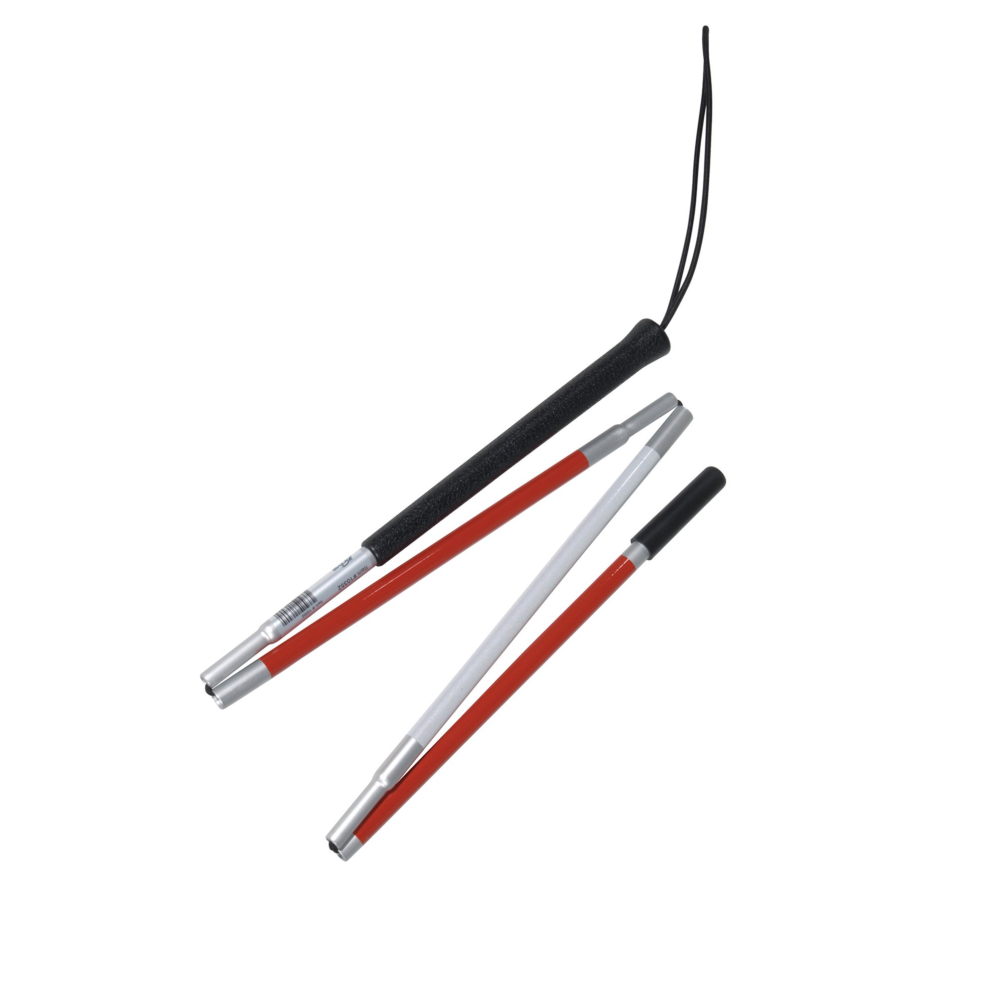 Drive DeVilbiss Healthcare 10352-1 - drive™ Aluminum Folding Cane For The Blind, 45-3/4 Inch Height - 1/Each