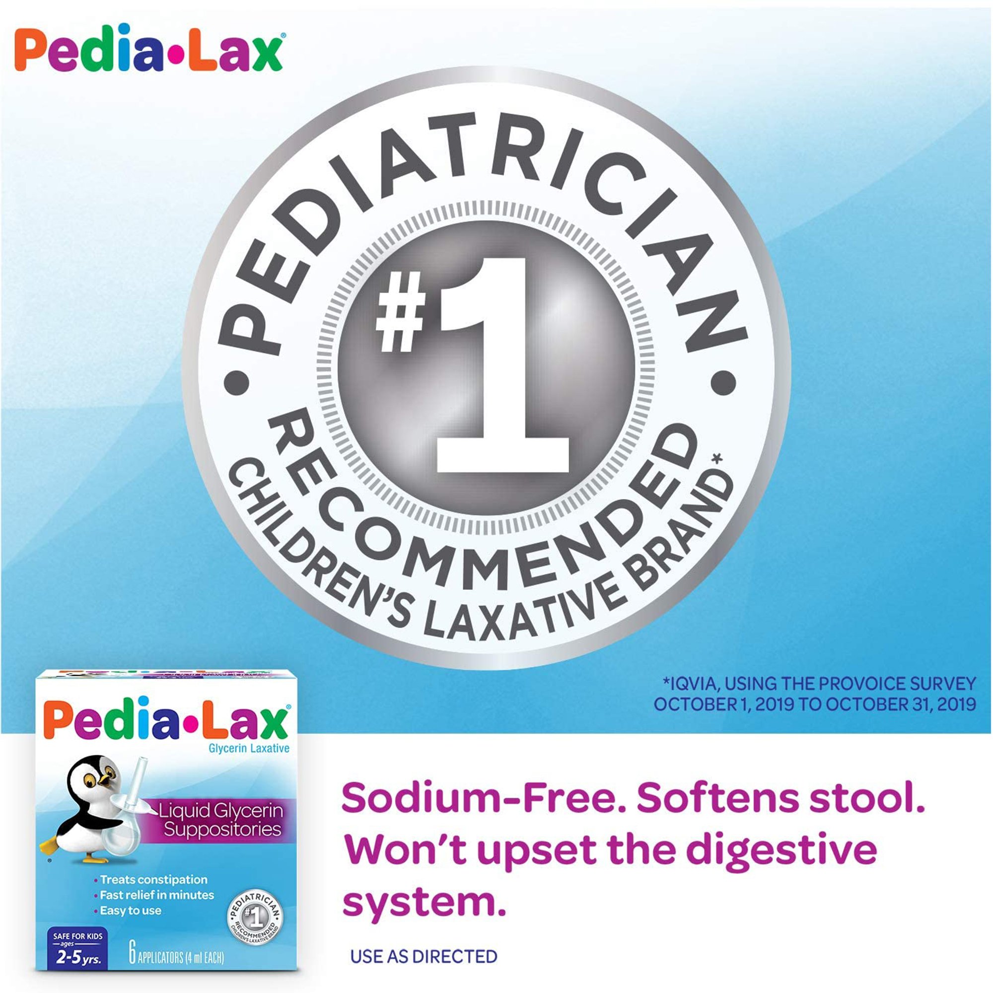 C.B. Fleet - 00132019012 Pedia-Lax® Glycerin Laxative