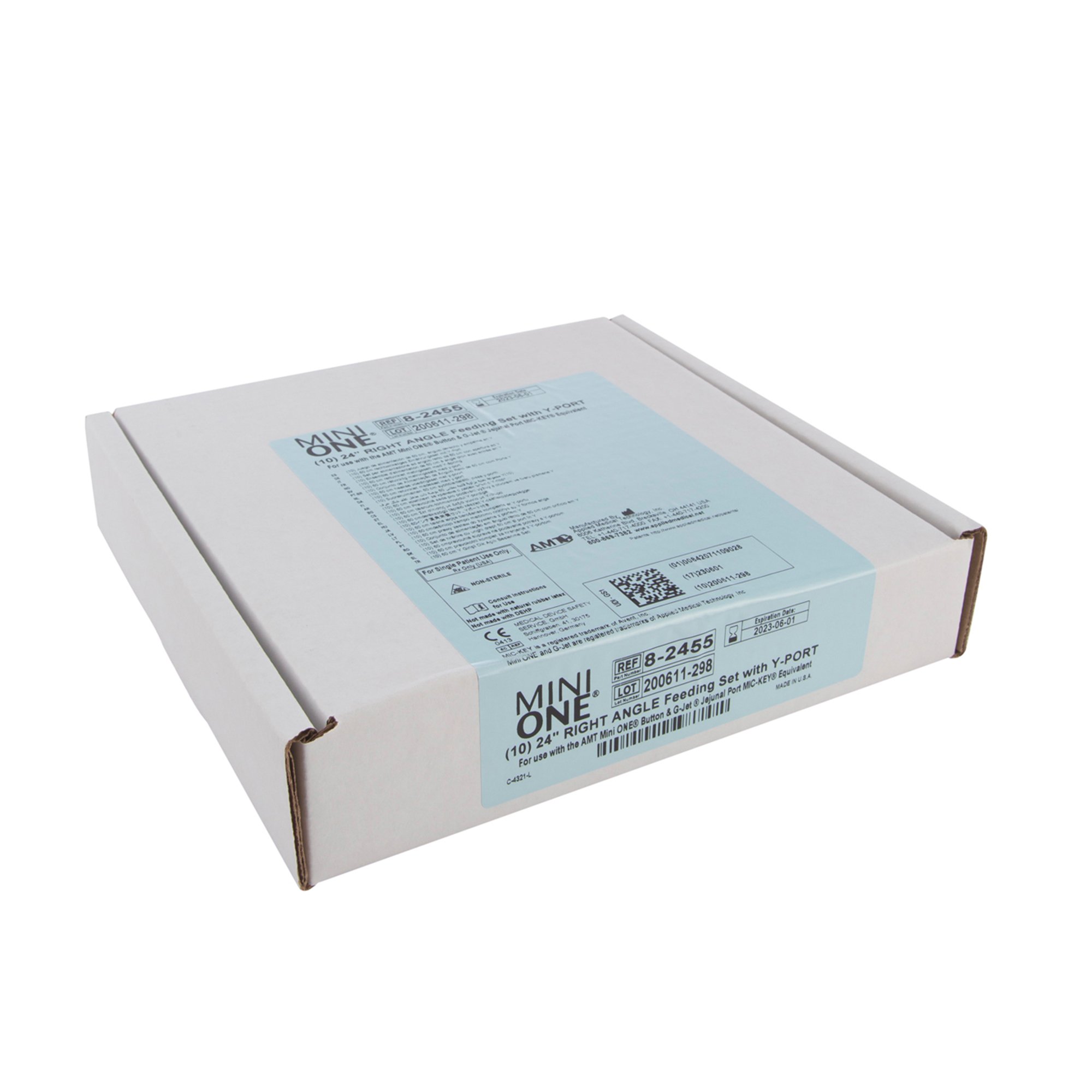 Mini ONE Right Angle Connector with Y-Port Adapter 8-2455 by Applied Medical Technology