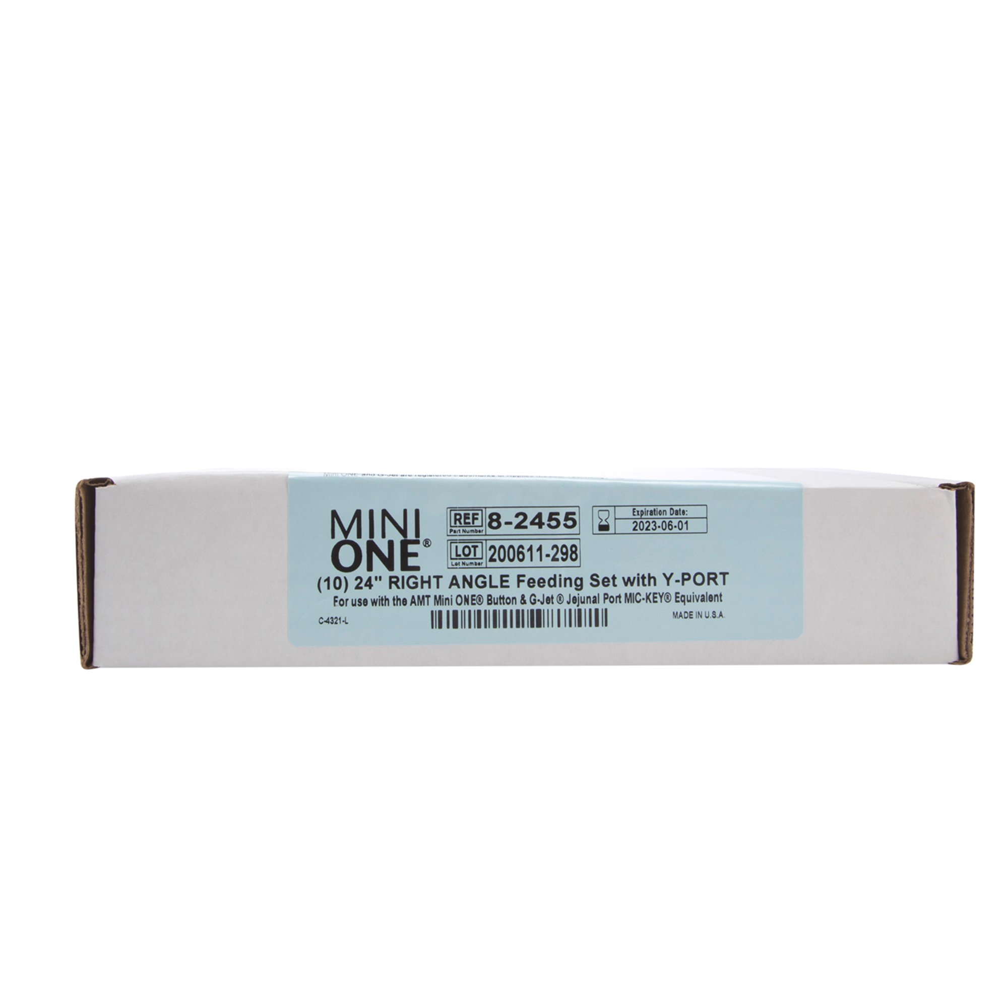 Mini ONE Right Angle Connector with Y-Port Adapter 8-2455 by Applied Medical Technology