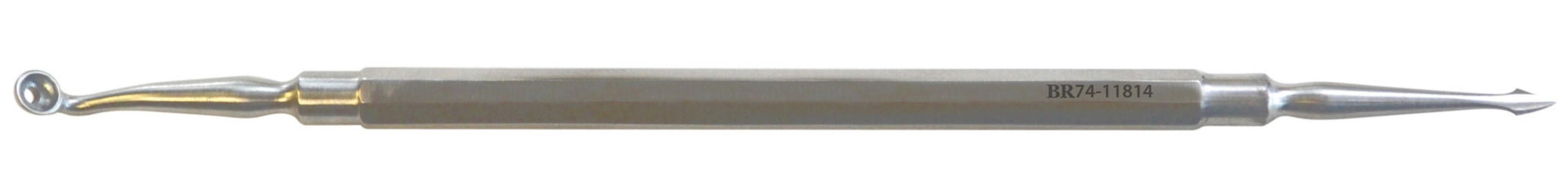 BR Surgical - BR74-11814 Comedone Extractor Walton 5-1/2 Inch Length