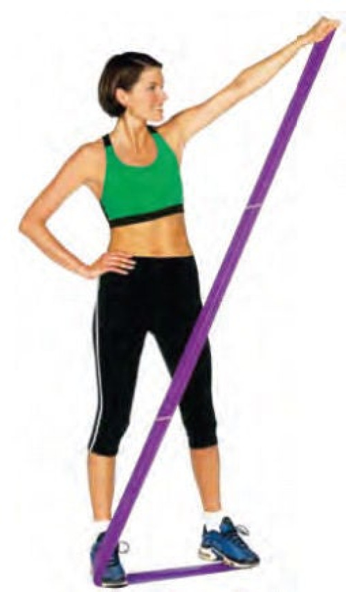 Donovan Industries - LXB5835R Exercise Resistance Band Resist-A-Band® White 5-1/2 Inch X 5 Foot Light Resistance