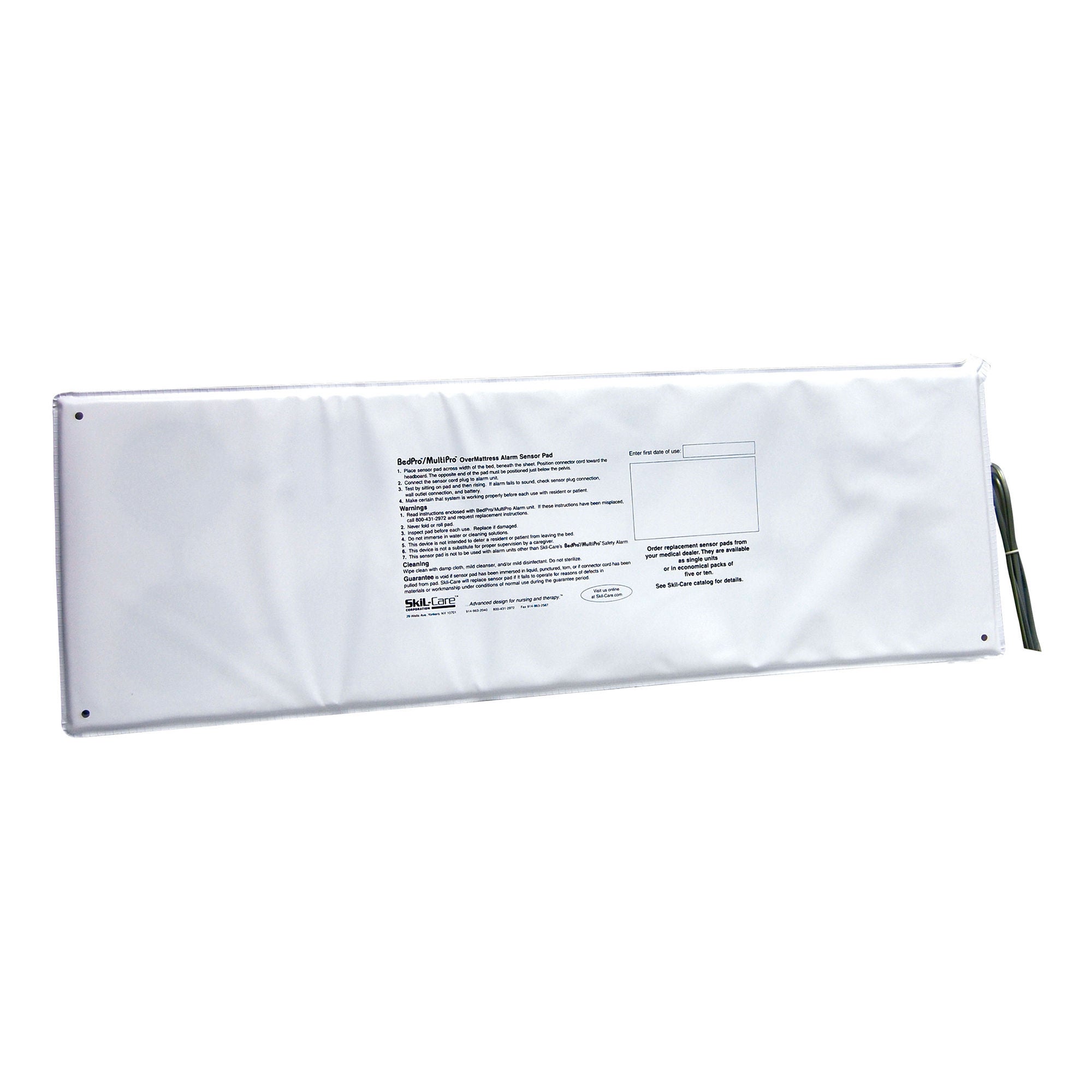 Skil-Care - 909319 Bed Sensor Pad SkiL-Care™ 10 X 30 Inch