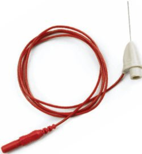 Natus Medical - MJT-3727-LL EMG Needle Electrode with Leadwire Teca® MyoJect™ 27 Gauge X 1-1/2 Inch Length X 30 Inch Lead Length Coated Stainless Steel Sterile Sharp Needle Tip Disposable
