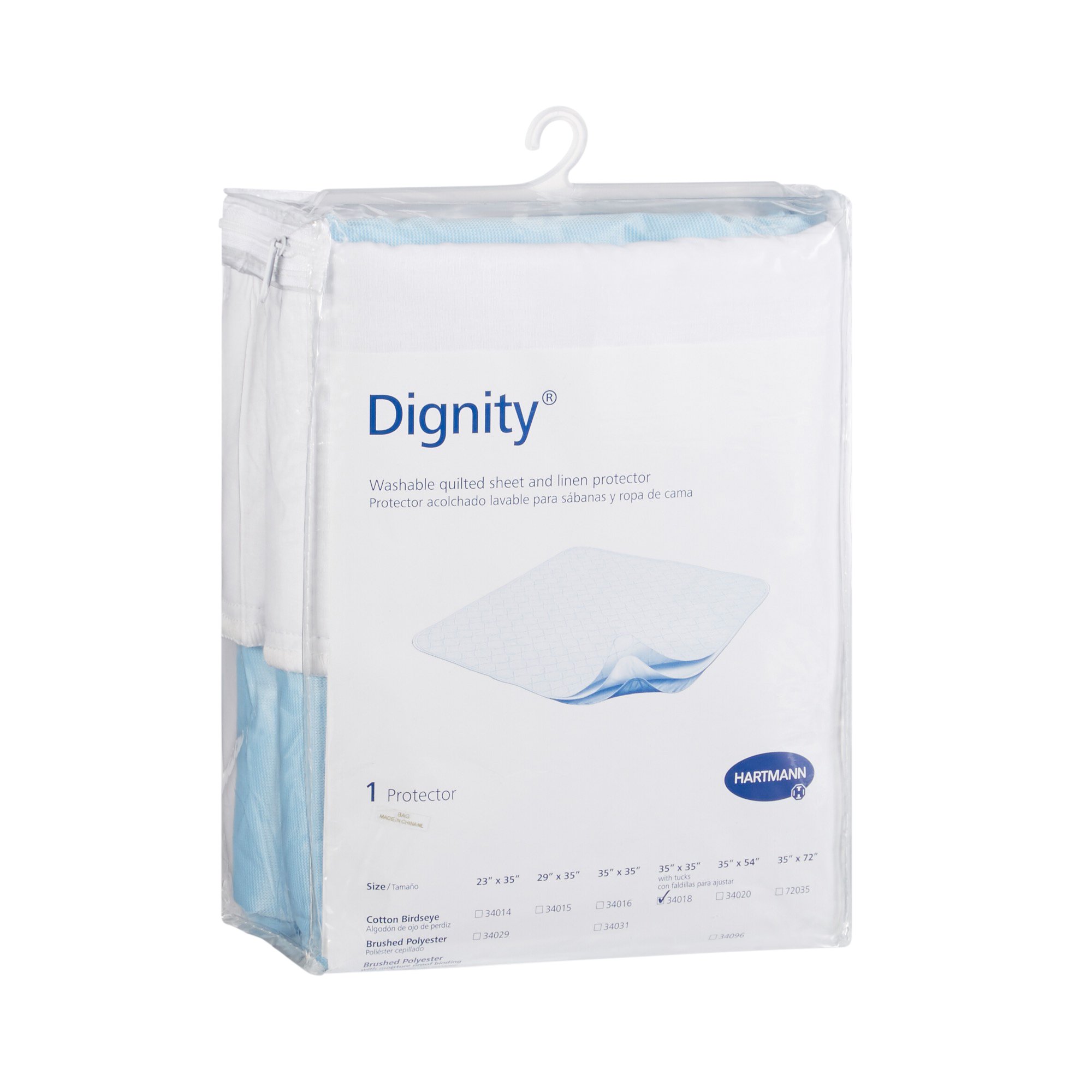 Hartmann - 34018 Dignity® Washable Protectors Underpad with Tuckable Flaps