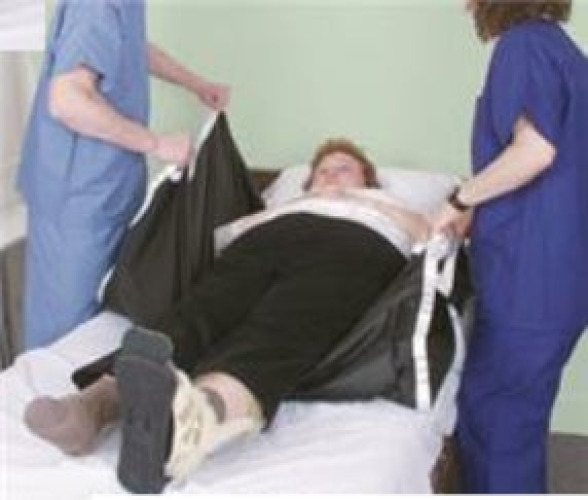 Alimed - 2970009611 Patient Lift No-Lift Booster™ Black 29 X 46 Inch 4 Handles