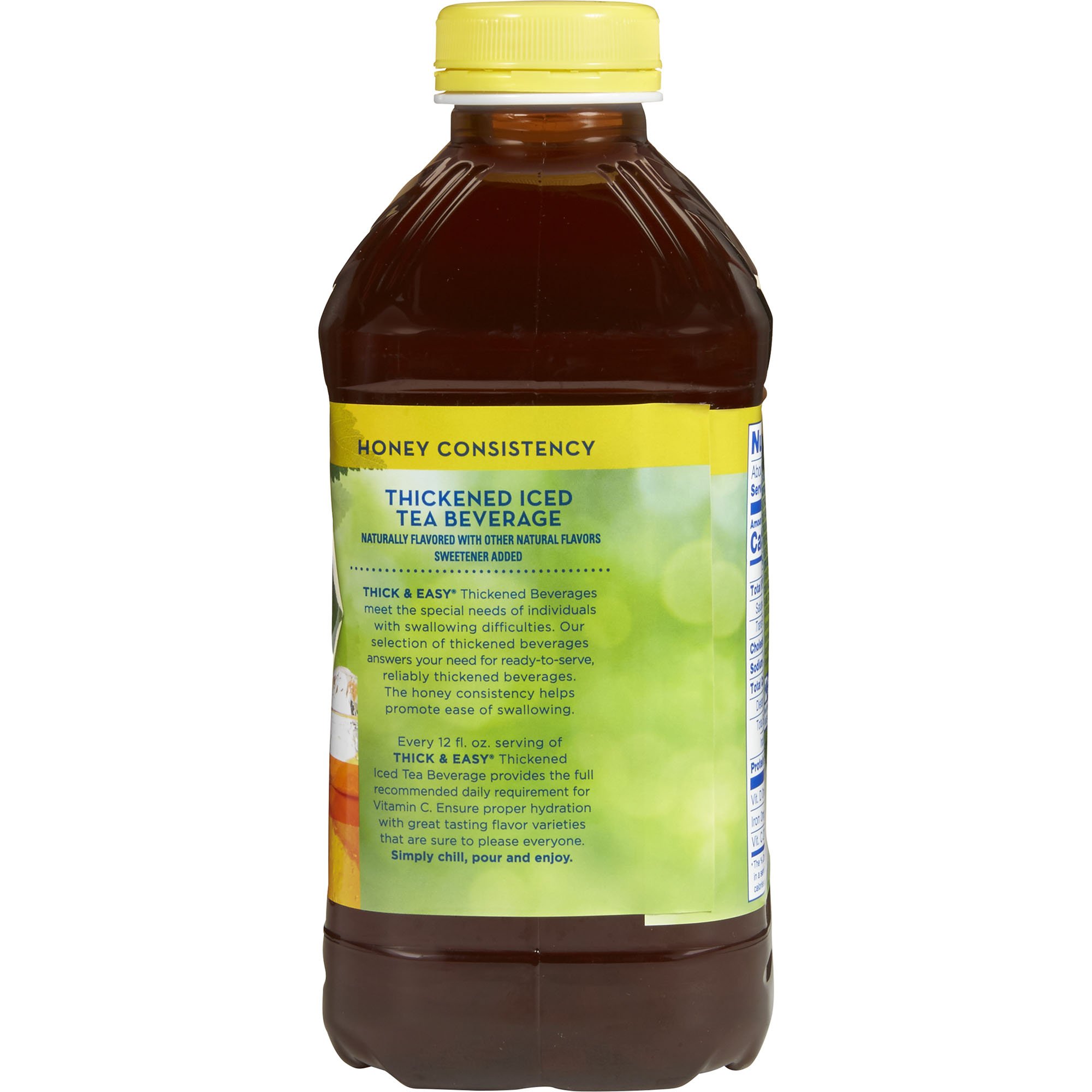 Lyons Magnus LLC 45587 - Thick & Easy® Clear Honey Consistency Iced Tea Thickened Beverage, 46-oz. - 1/Each, 6/Case