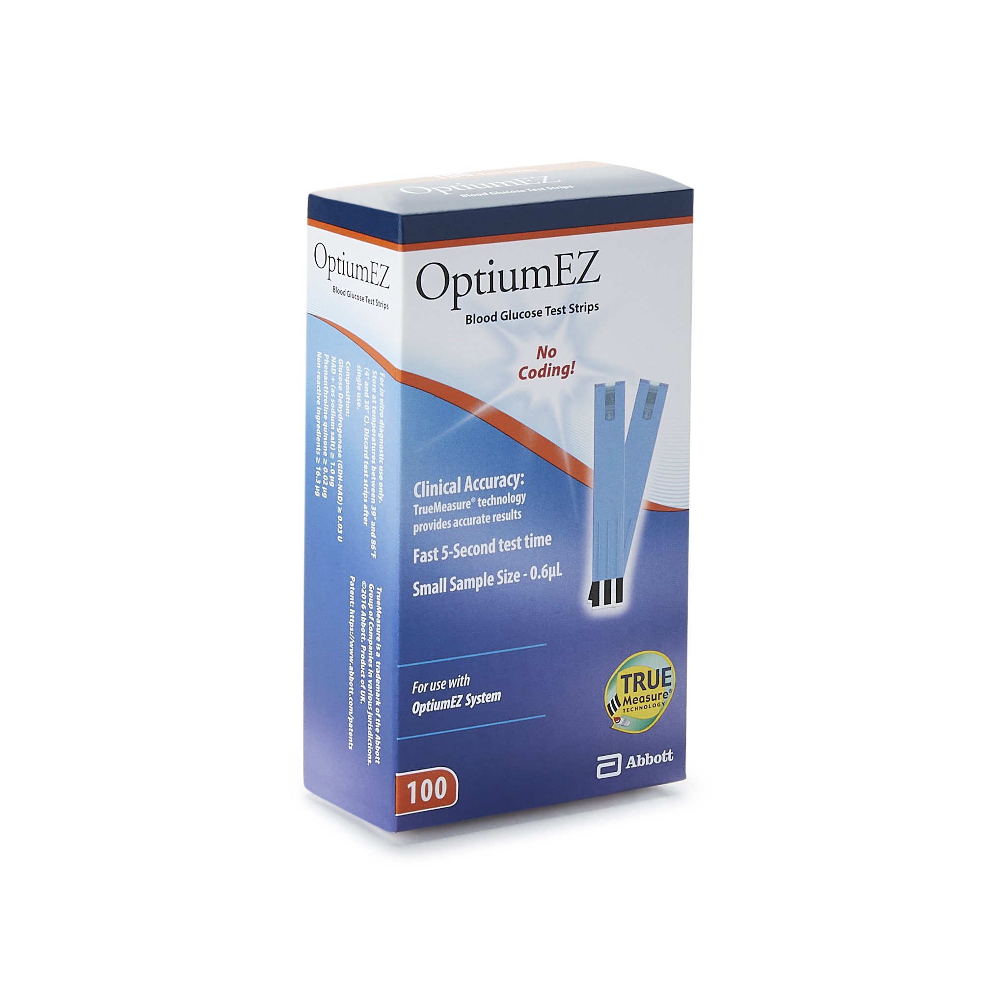 Abbott - 7104201 Optium EZ® Blood Glucose Test Strips