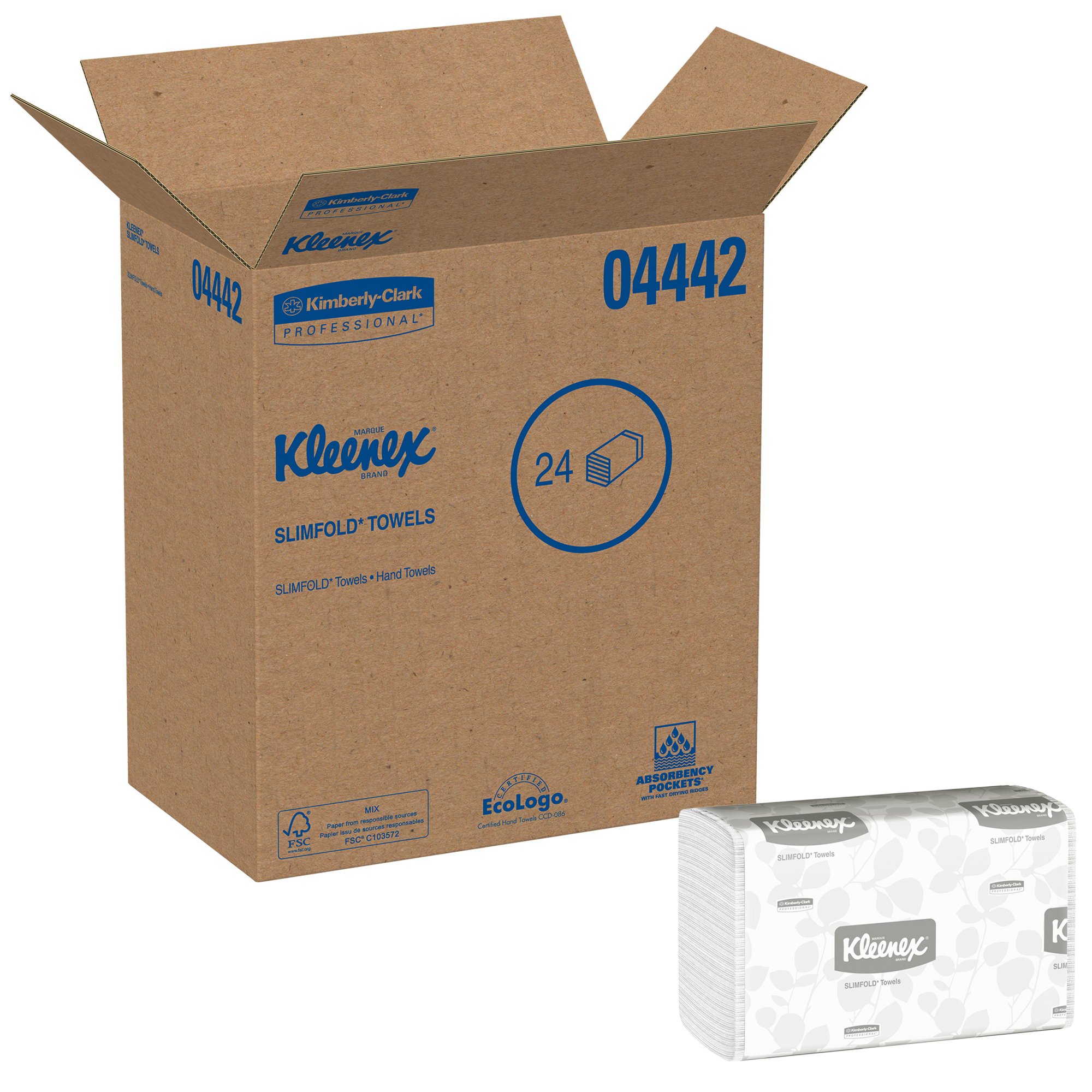 Kleenex Slimfold Paper Towel 04442 by Kimberly Clark