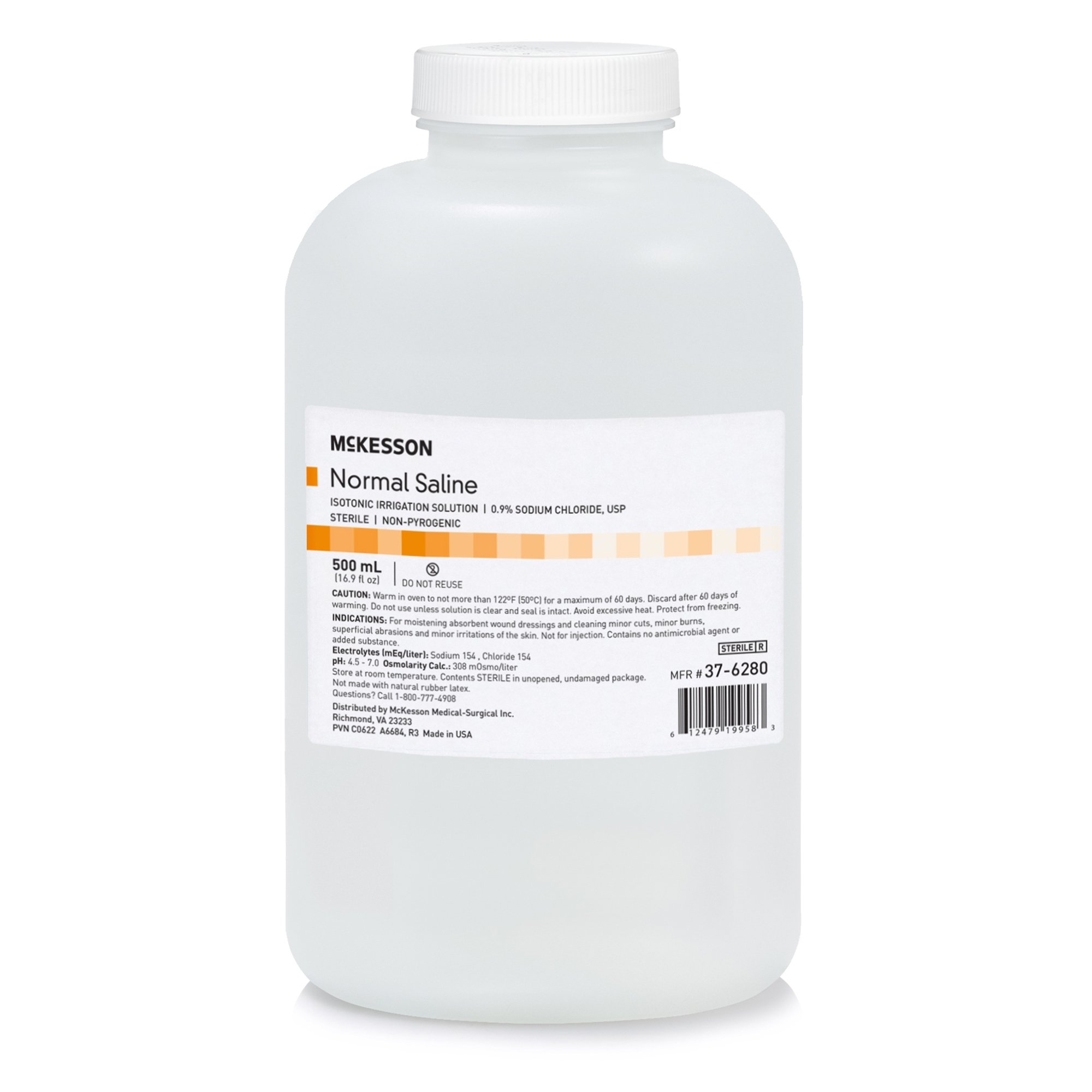 McKesson Brand - 37-6280 McKesson 0.9% Sodium Chloride Saline Irrigation Solution