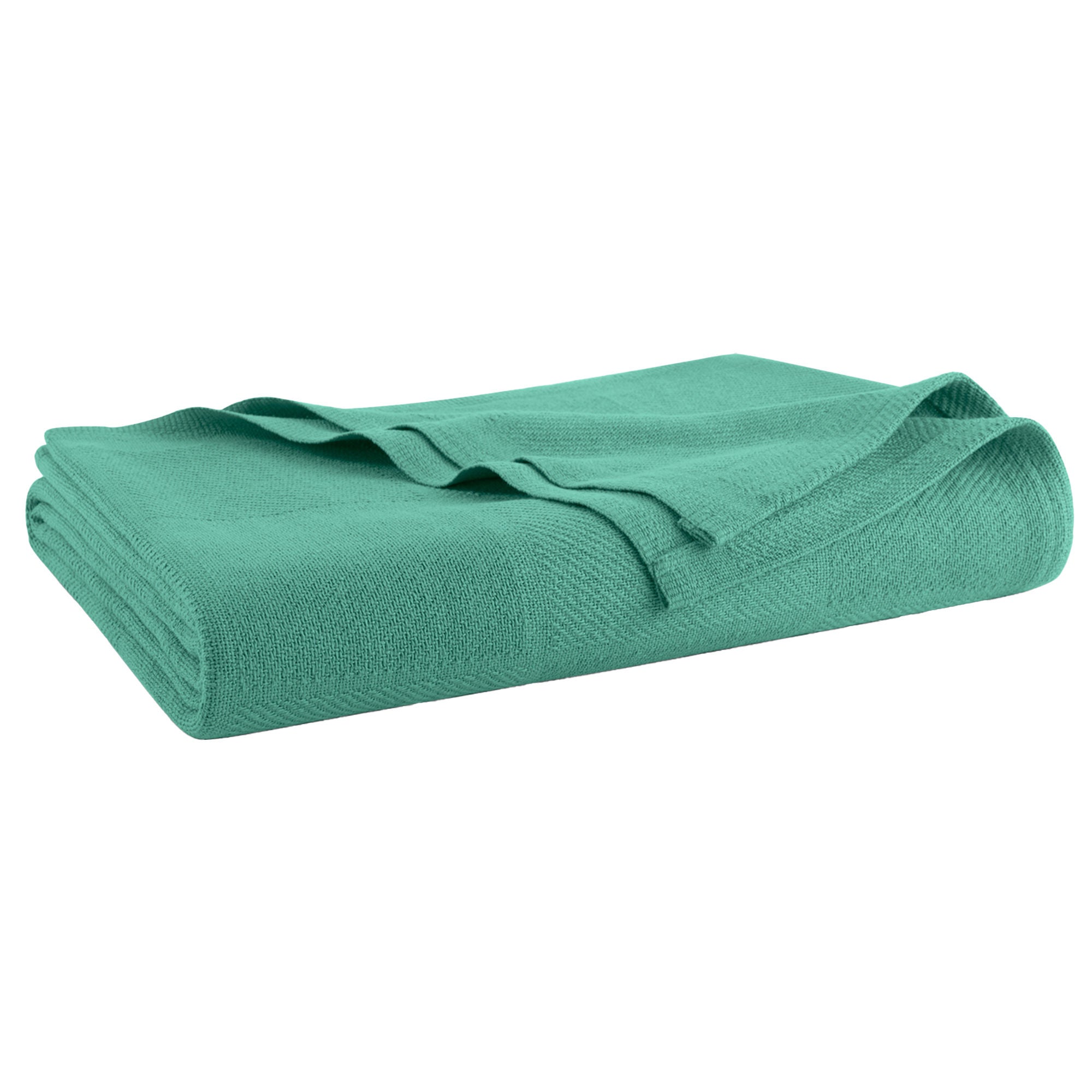 Standard Textile - 78440333 Blanket Snagless 74 X 108 Inch Cotton / Polyester 4 lbs. Teal