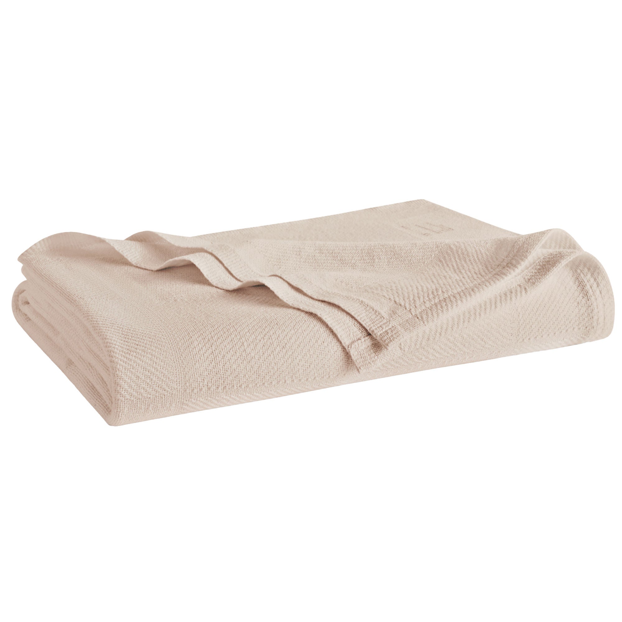 Standard Textile - 78440363 Blanket Snagless 74 X 108 Inch Cotton / Polyester 4 lbs. Cream