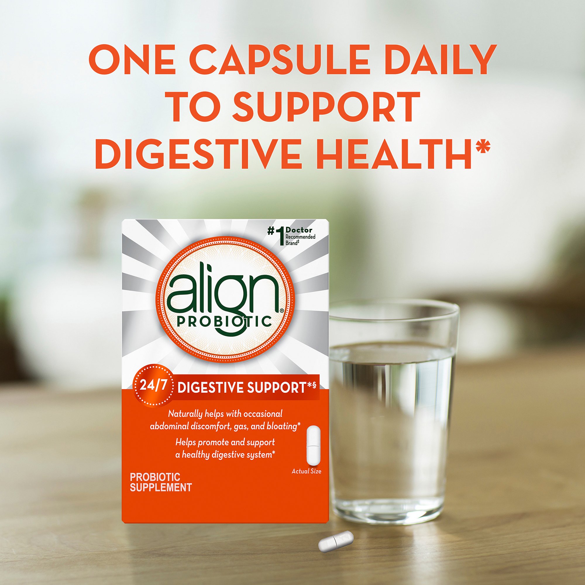 Procter & Gamble 37000029417 - Align® Probiotic Capsules - 1/Bottle
