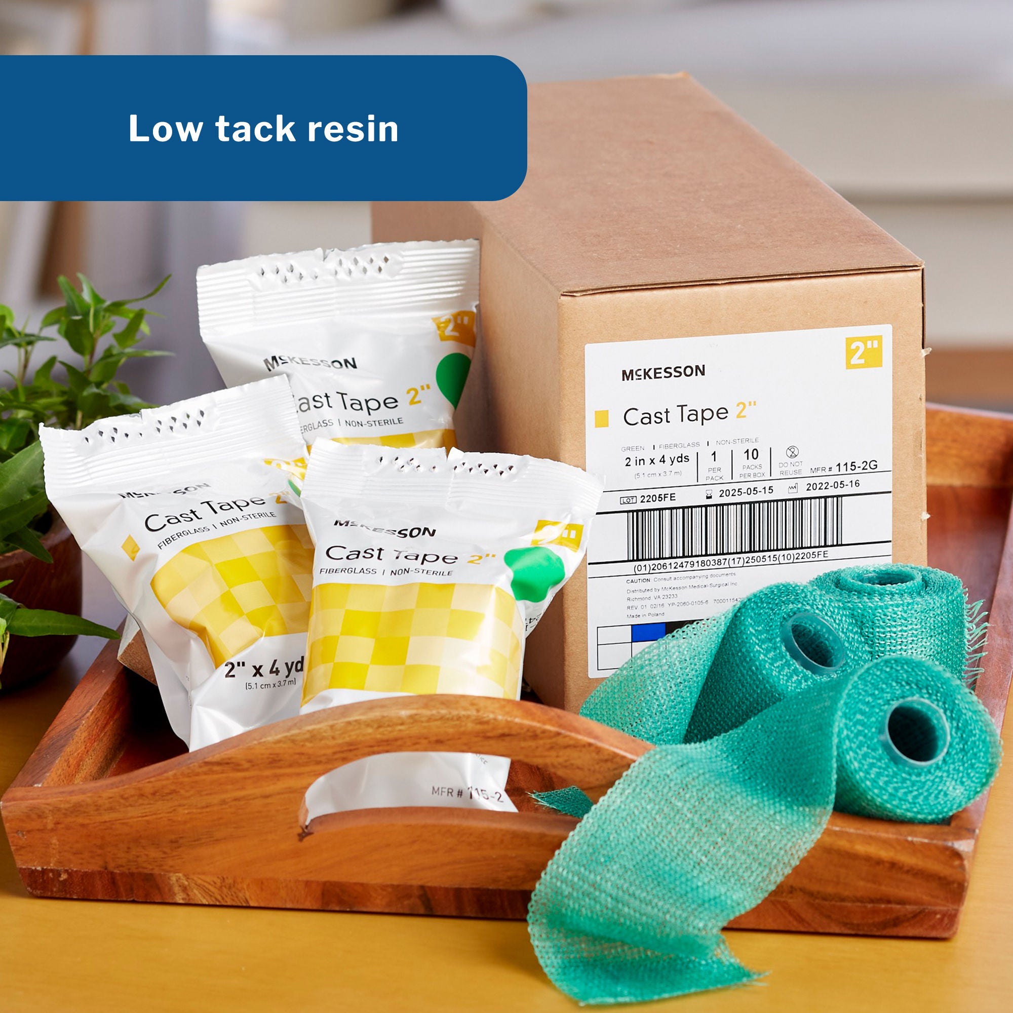 McKesson Brand - 115-2G McKesson Green Cast Tape
