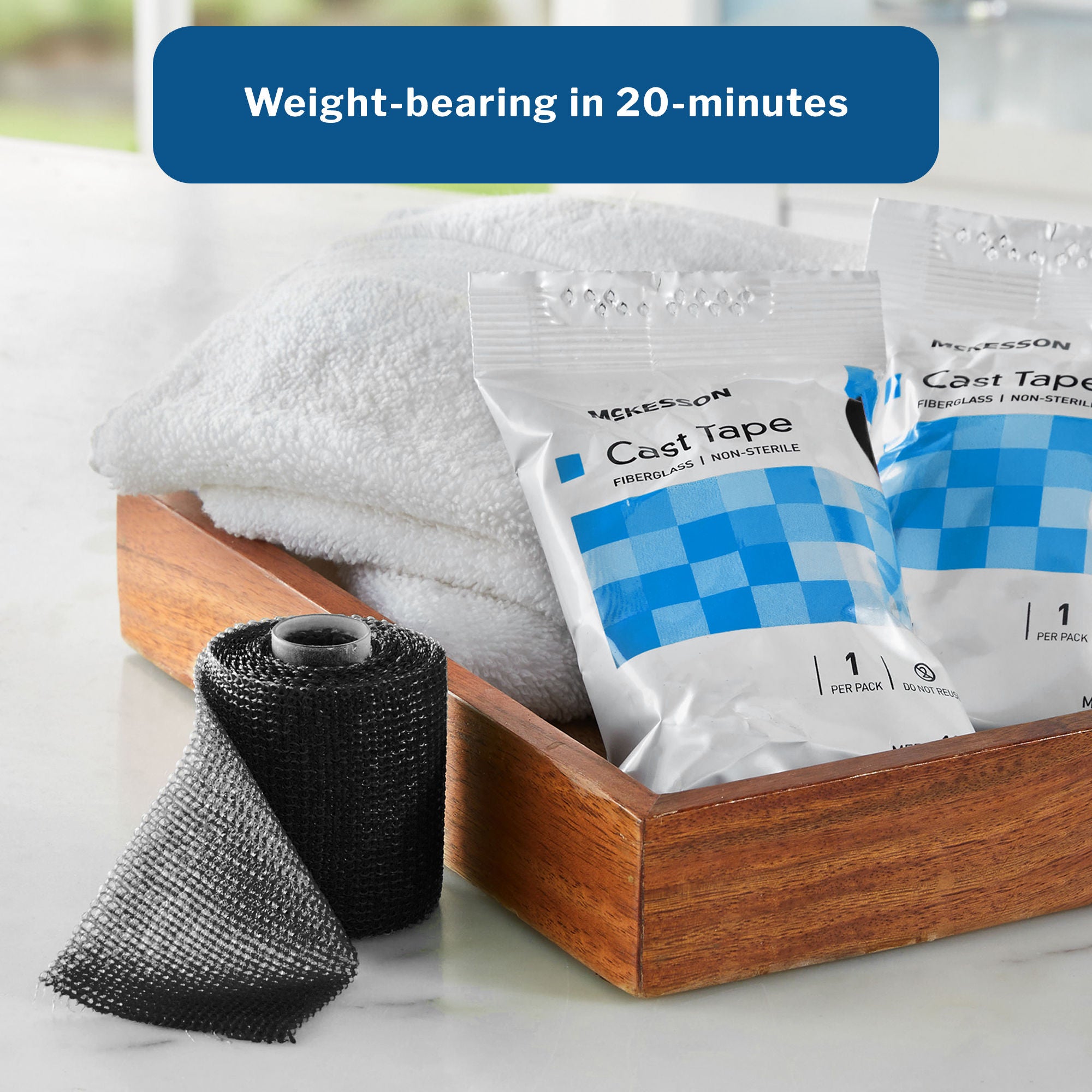 McKesson Brand - 115-4A McKesson Black Cast Tape