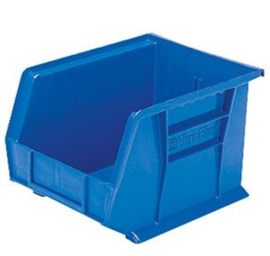 Healthmark Industries - 30-239 BL Storage Bin Blue Plastic 10-3/4X 8-1/4 X 7 Inch