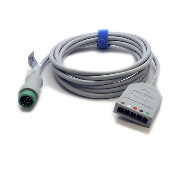 Mindray USA - 0010-30-42719 ECG Cable Trunk, 3/5 Lead, Adult / Pediatric, 12 Pin