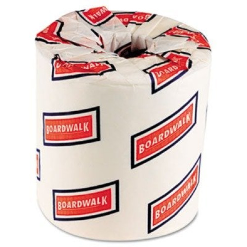 Essendant Co-United Stationers - BWK6155B Toilet Tissue Boardwalk® White 2-Ply Standard Size Cored Roll 500 Sheets 4-1/2 X 4-1/2 Inch