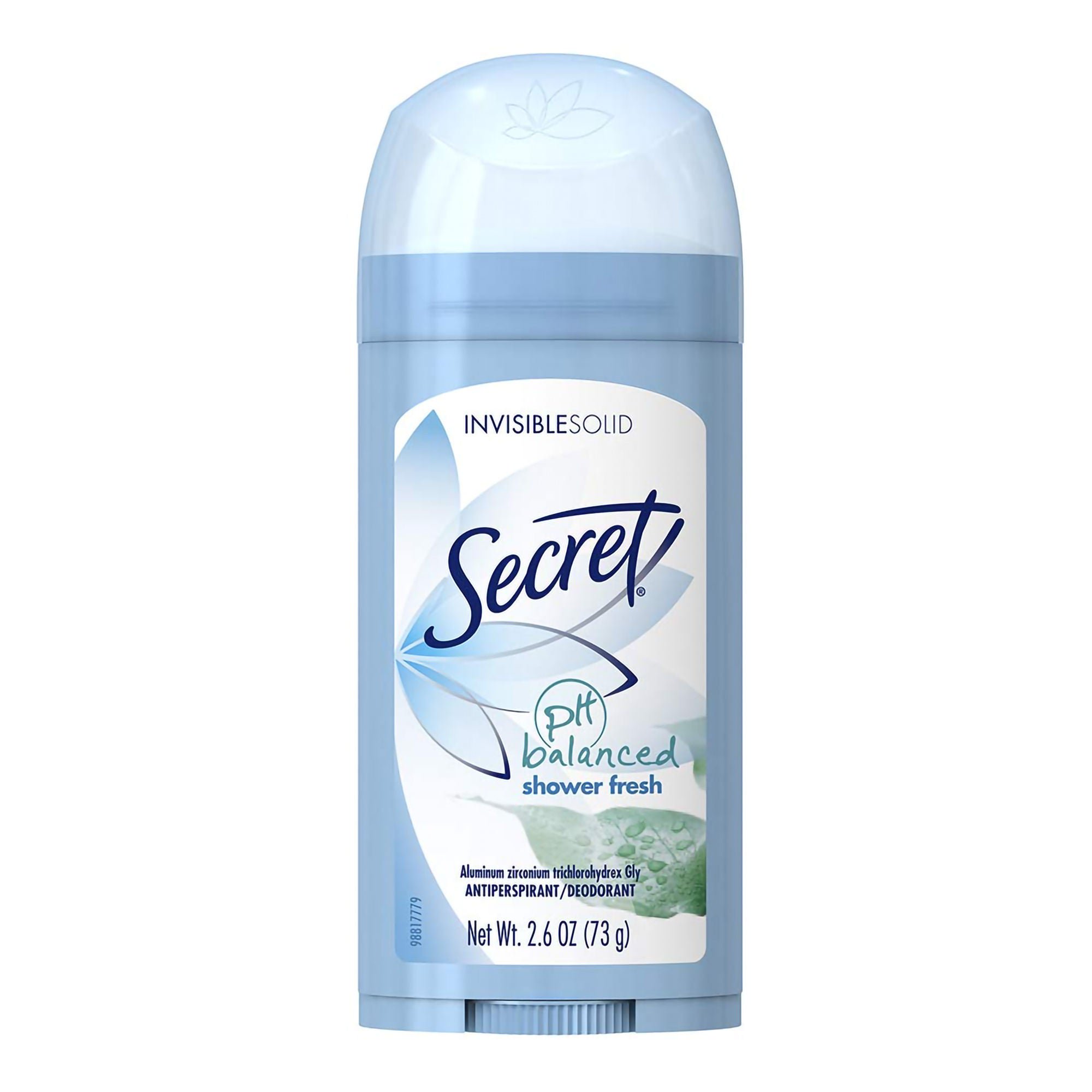 Procter & Gamble - 03700012340 Antiperspirant / Deodorant Secret® Solid 2.6 oz. Unscented