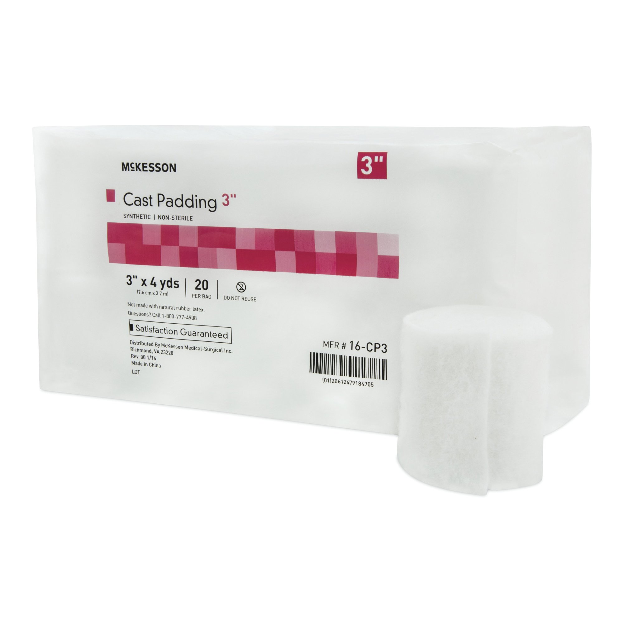 McKesson Brand - 16-CP3 McKesson White Polyester Cast Padding