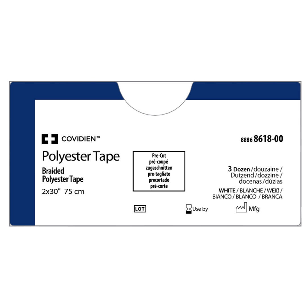 Covidien - 88868618-00 Retraction Tape Covidien™ Tape White Polyester NonRadiopaque Sterile 1/8 X 30 Inch