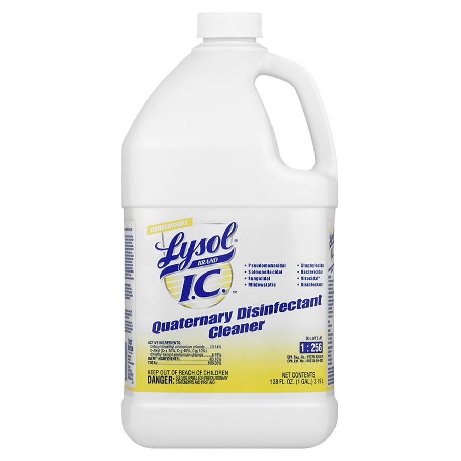 Essendant Co-United Stationers - RAC74983CT Surface Disinfectant Cleaner Lysol® I.C.™ Quaternary Based Manual Pour Liquid Concentrate 1 gal. Jug Mild Scent NonSterile