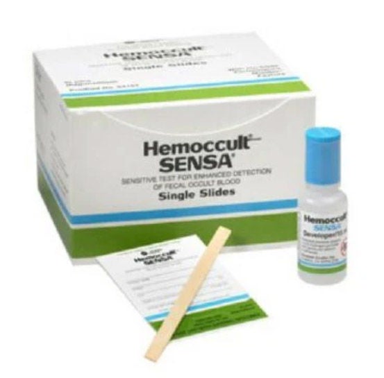 Hemocue - A96636A Cancer Screening Test Kit Hemoccult® Sensa® Fecal Occult Blood Test (FOBT) 100 Tests CLIA Waived