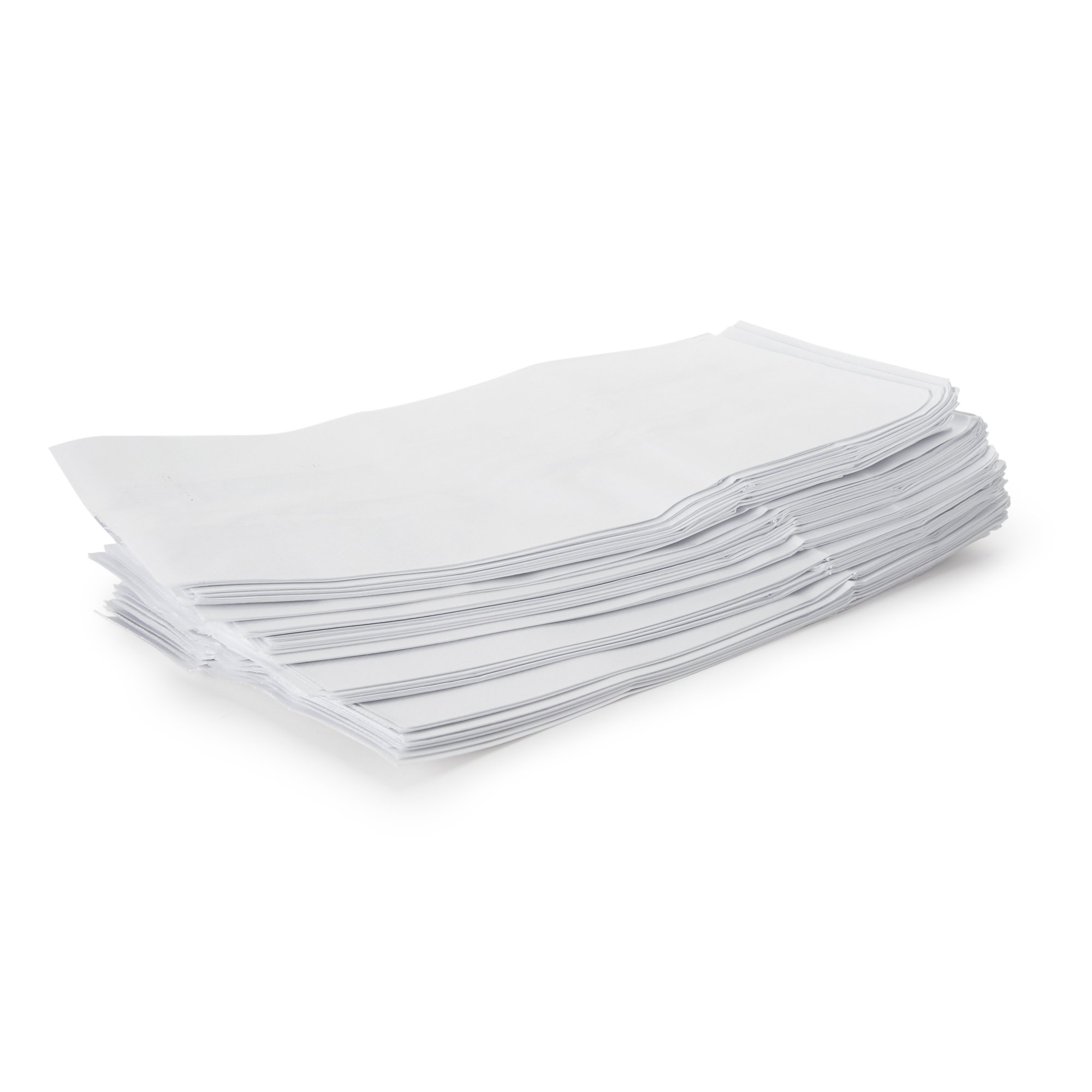 Essendant Co-United Stationers BAGGW6500 - White Paper Bag, 6 x 3.63 x 11.06 Inch - 500/Pack