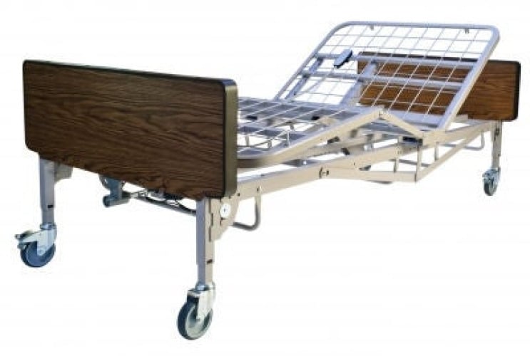 Graham-Field - ABL-B700-PKG Electric Bariatric Bed Lumex® Institutional / Home Care 87 Inch Length Grid Deck 3 Functions 17 to 27 Inch Height Range