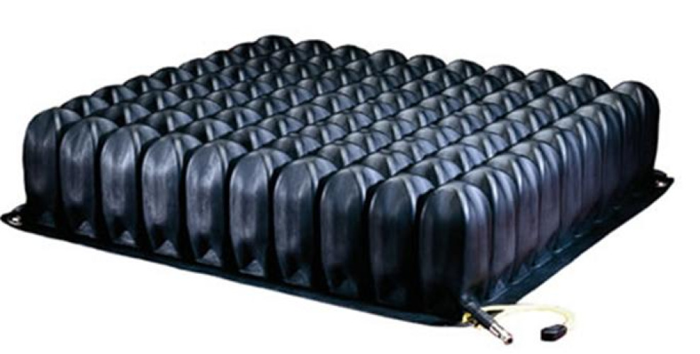 Crown Therapeutics - 1R1511C Seat Cushion ROHO® High Profile® Single Compartment 28 W X 20 L X 4-1/4 D Inch Neoprene Air Cells
